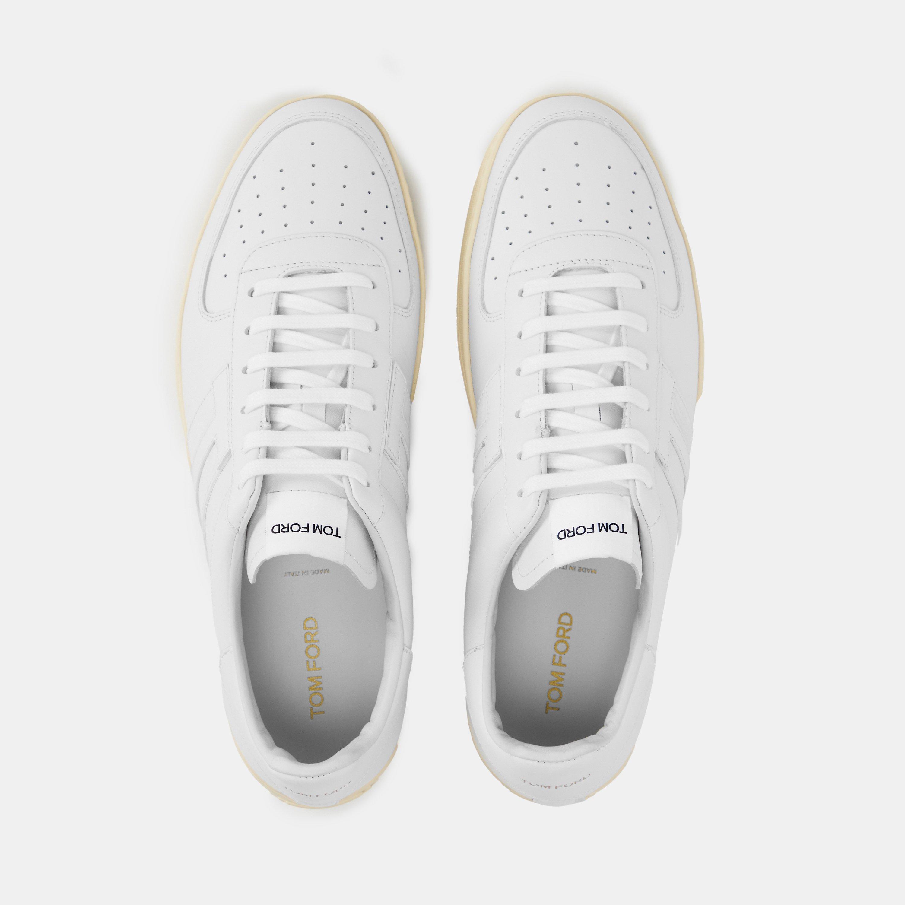Optical White - Tom Ford - Men's Low Trainers - 5