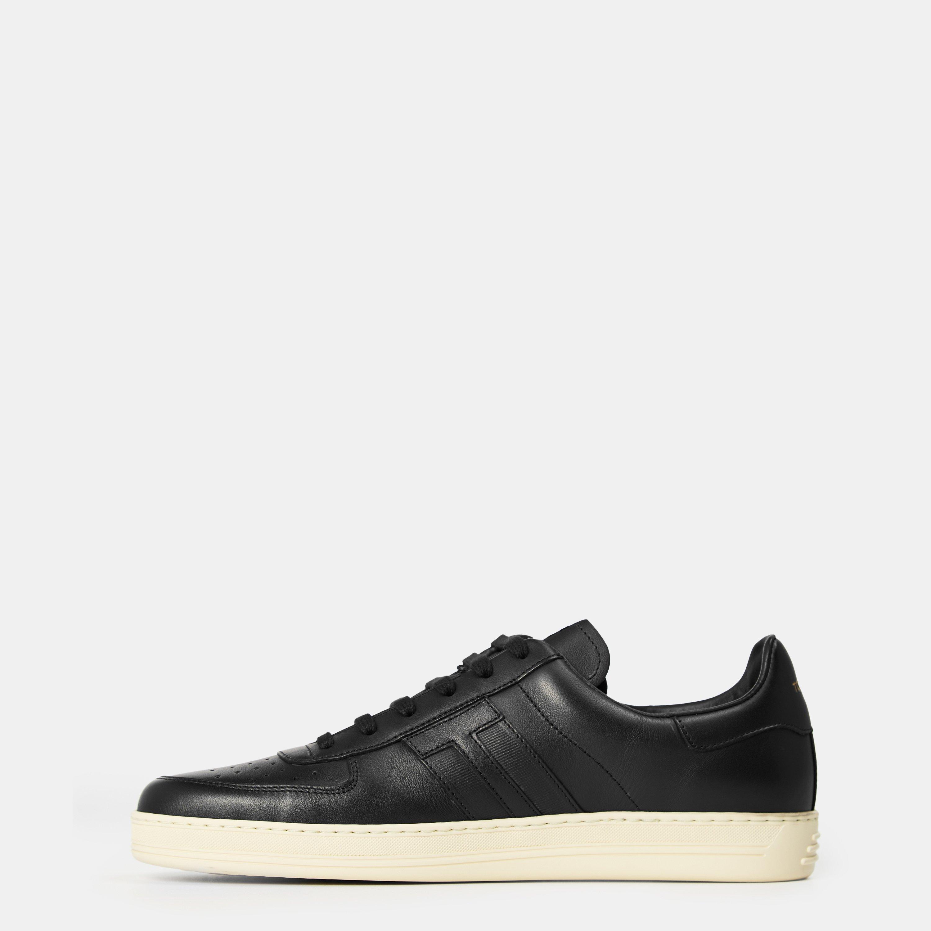 Black/Cream - Tom Ford - Men's Low Trainers - 2