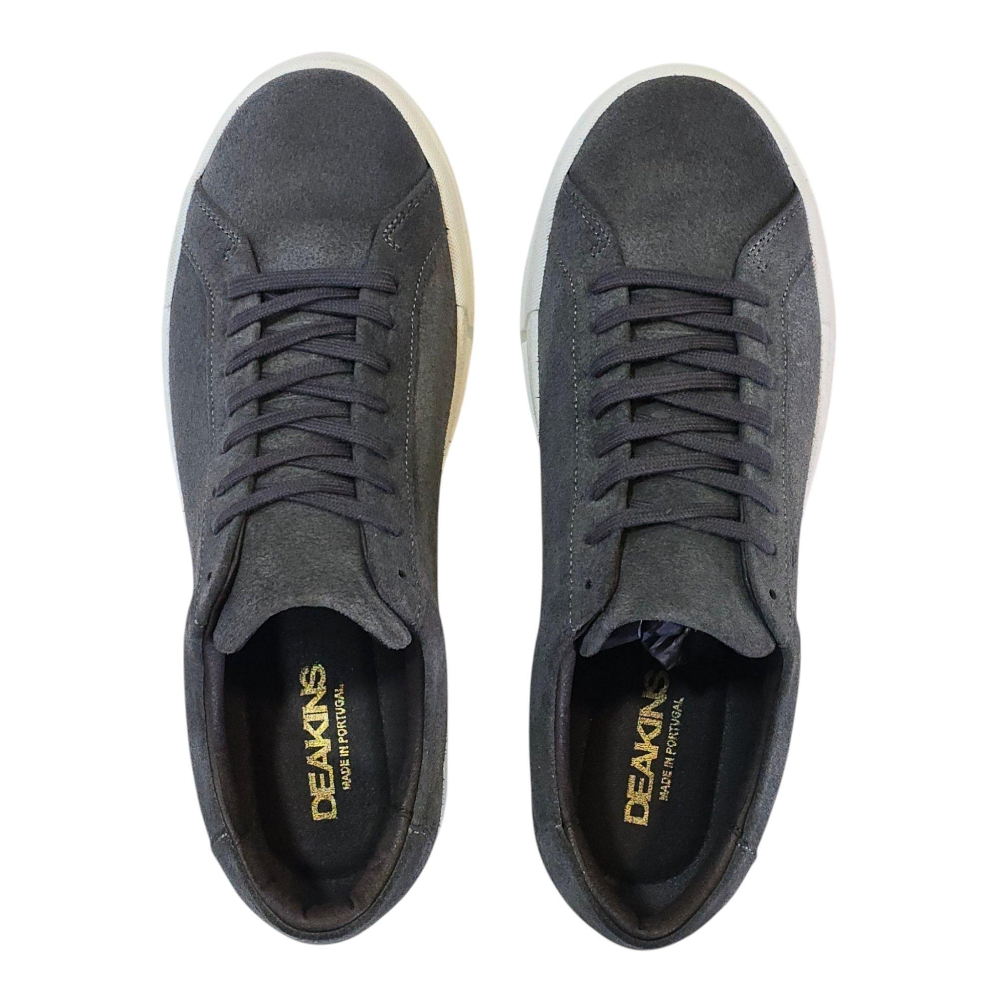 Grey - Deakins - Men's Low-Top Trainers - 4