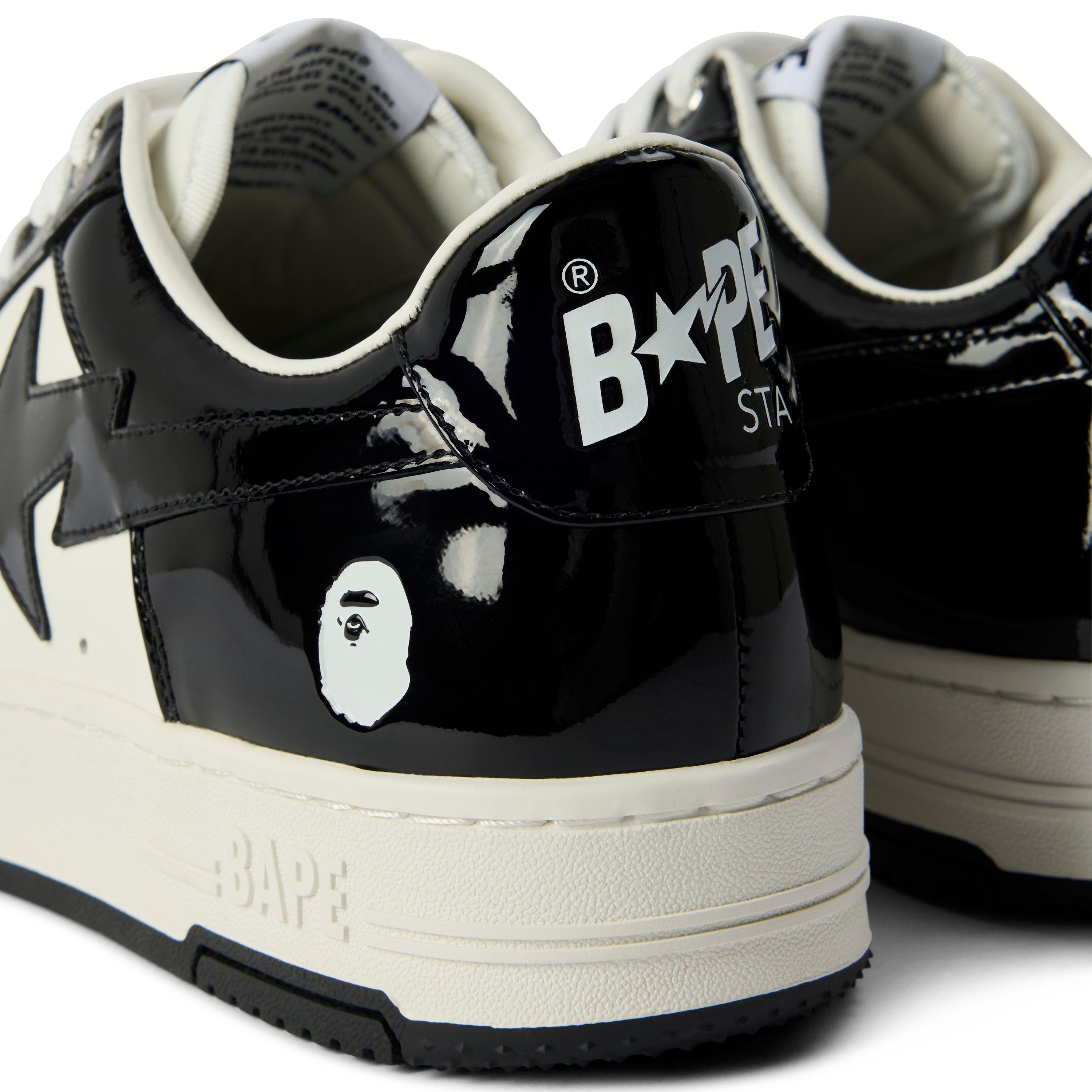Black/White - A Bathing Ape - Men's Low-Top Trainers - 3