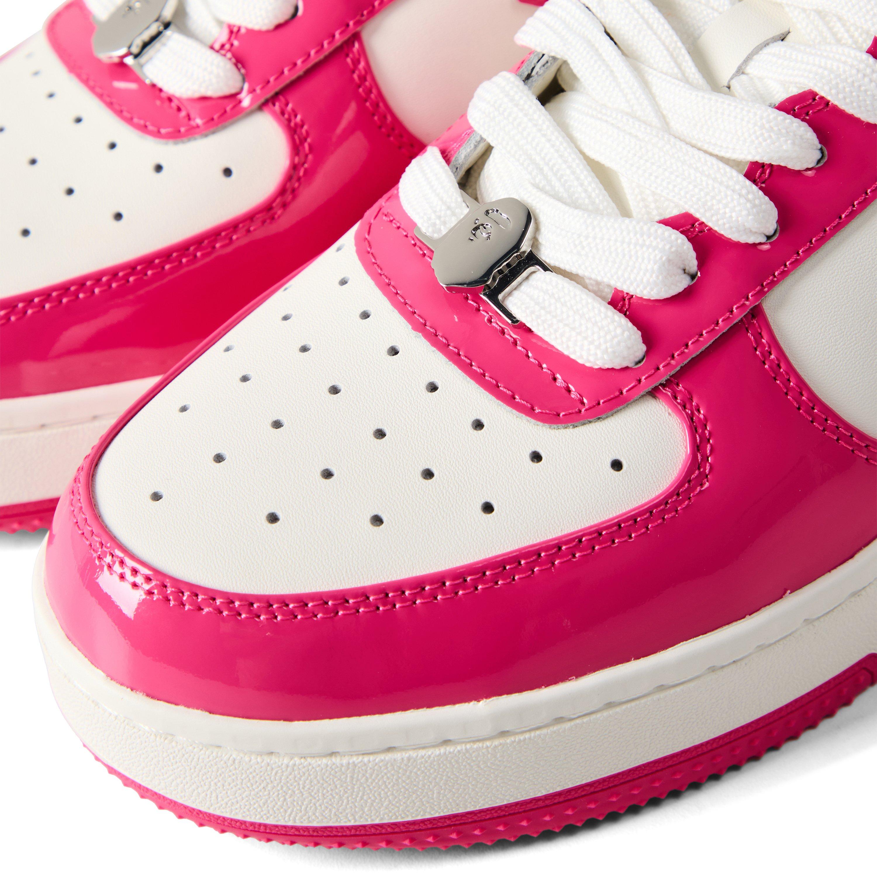 Pink/White - A Bathing Ape - Men's Low-Top Trainers - 5