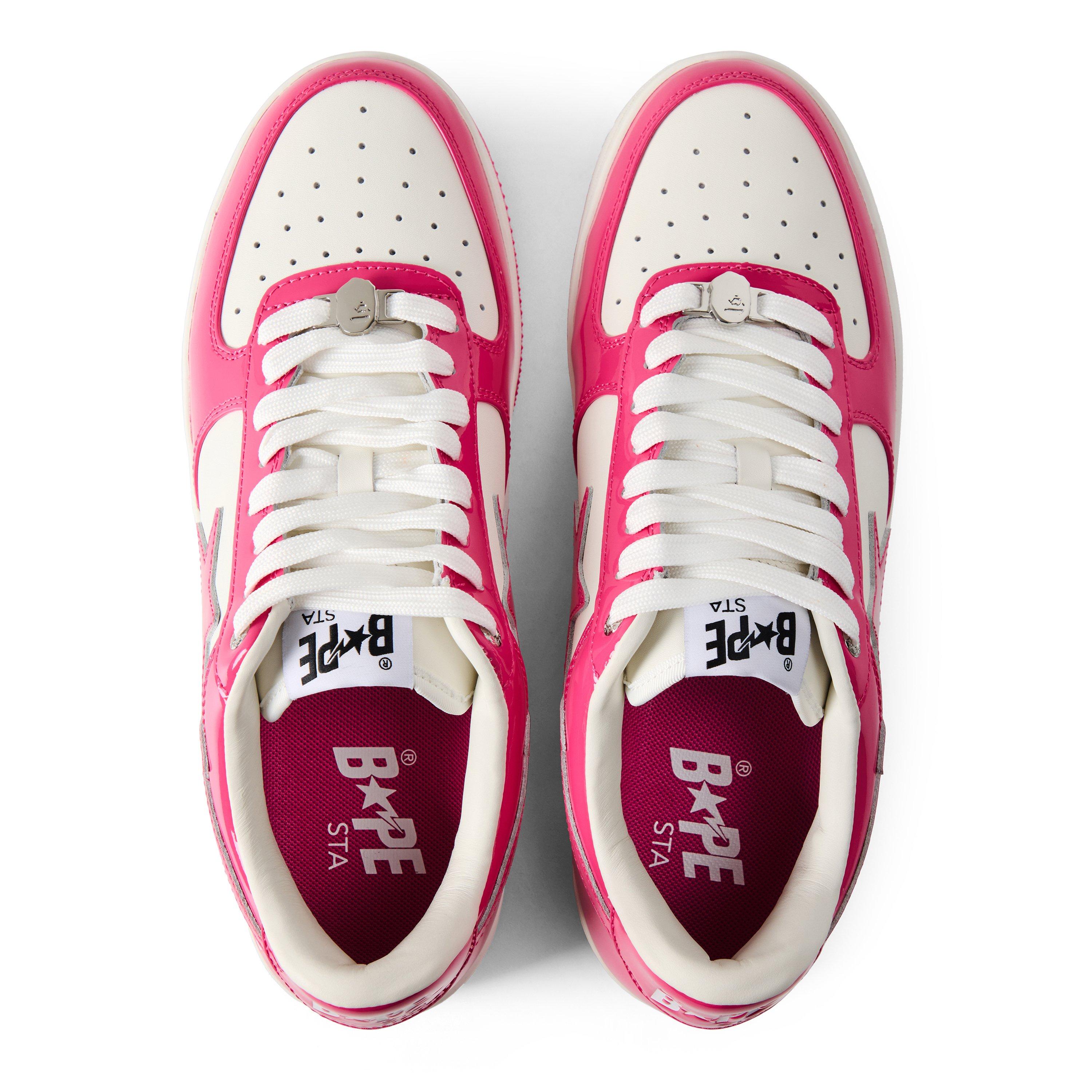 Pink/White - A Bathing Ape - Men's Low-Top Trainers - 6