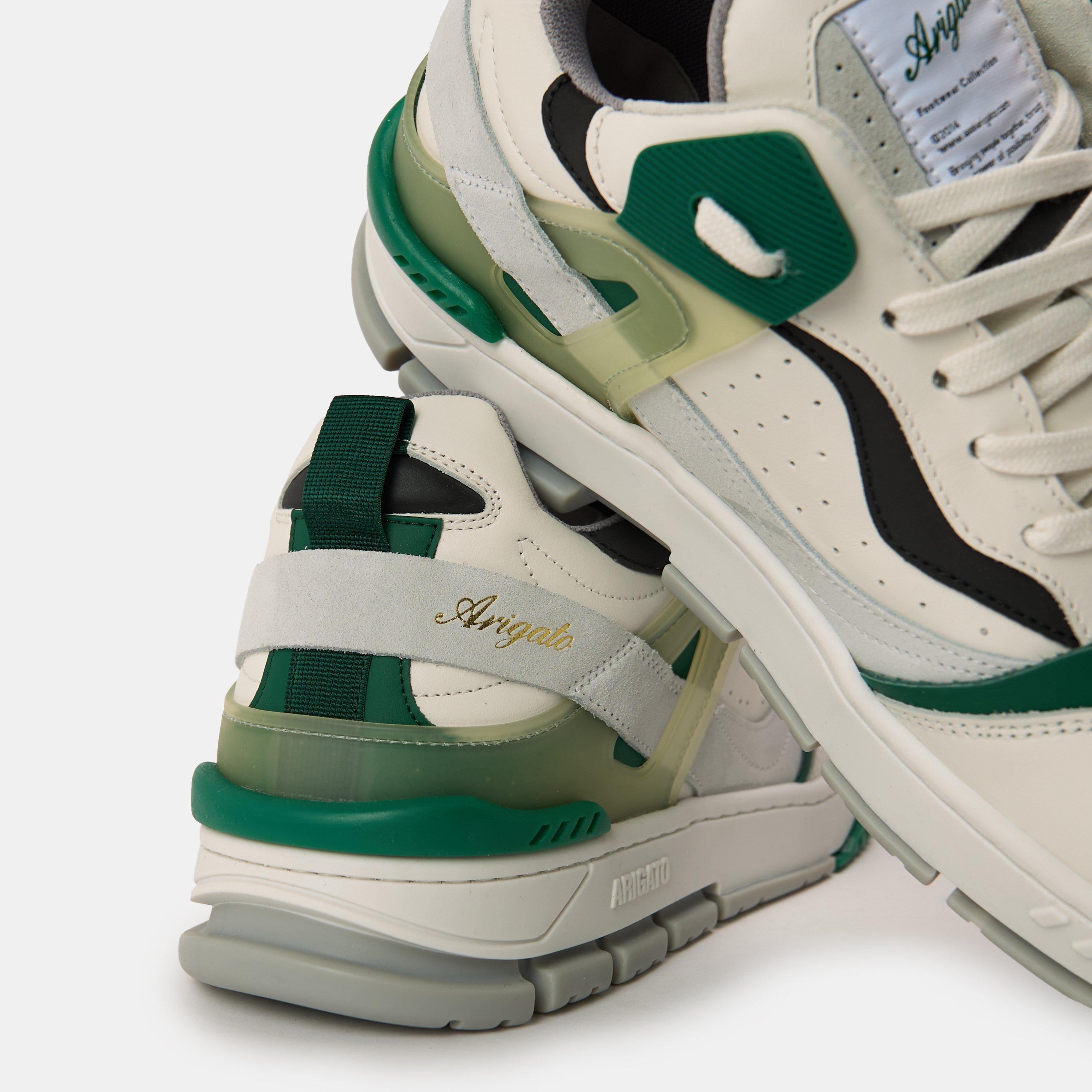  White/Green - Axel Arigato - Men's Bskt Low-Top Trainers - 3