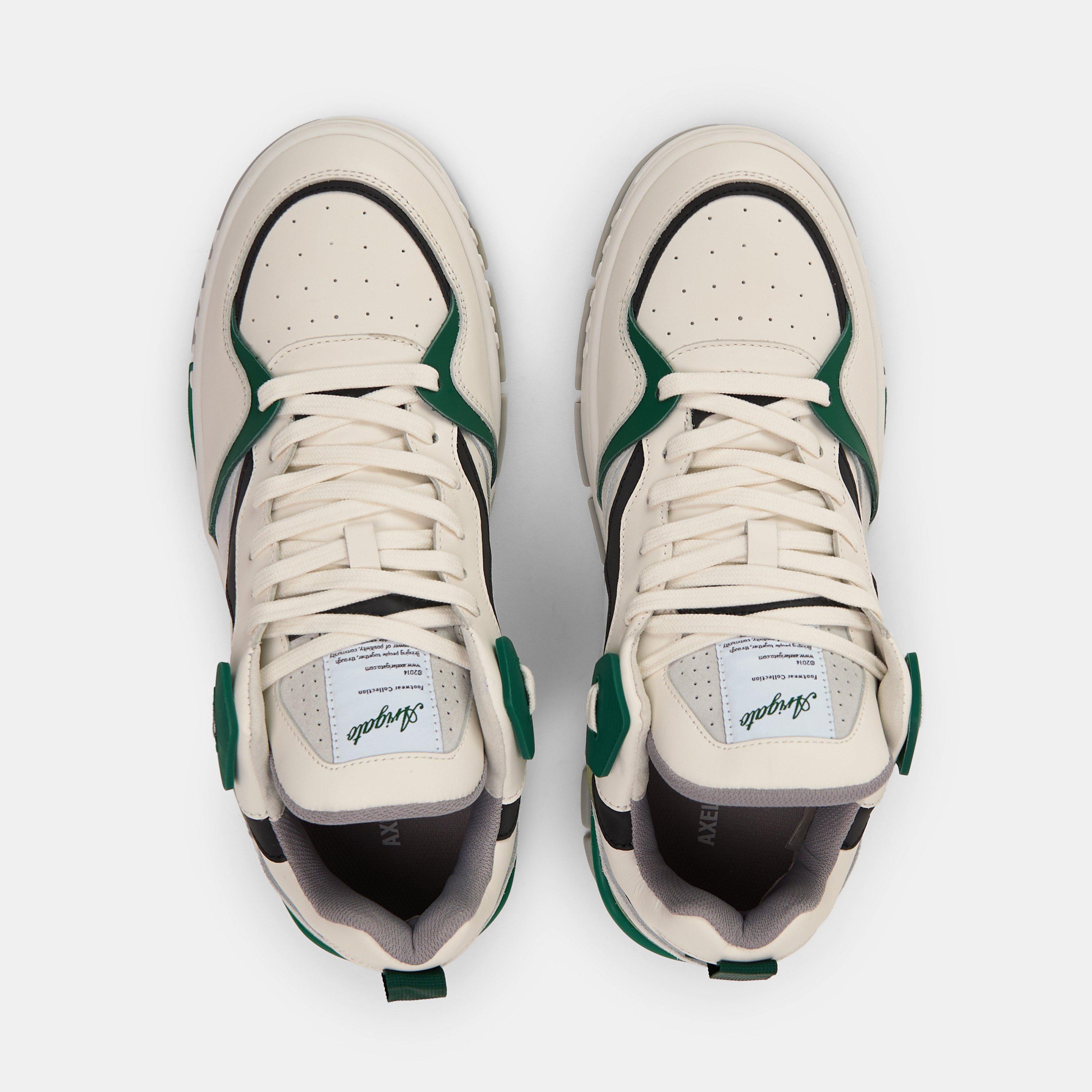  White/Green - Axel Arigato - Men's Bskt Low-Top Trainers - 4