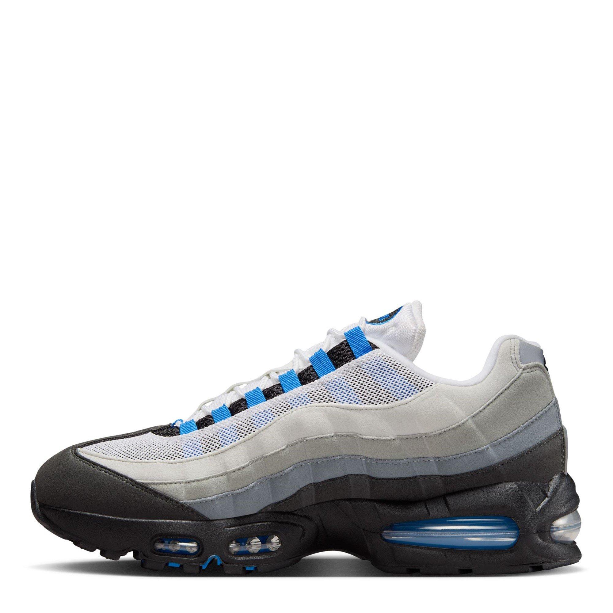 Wht/Blu Spark - Nike - Air Max 95 OG Big Bubble Shoes - 2