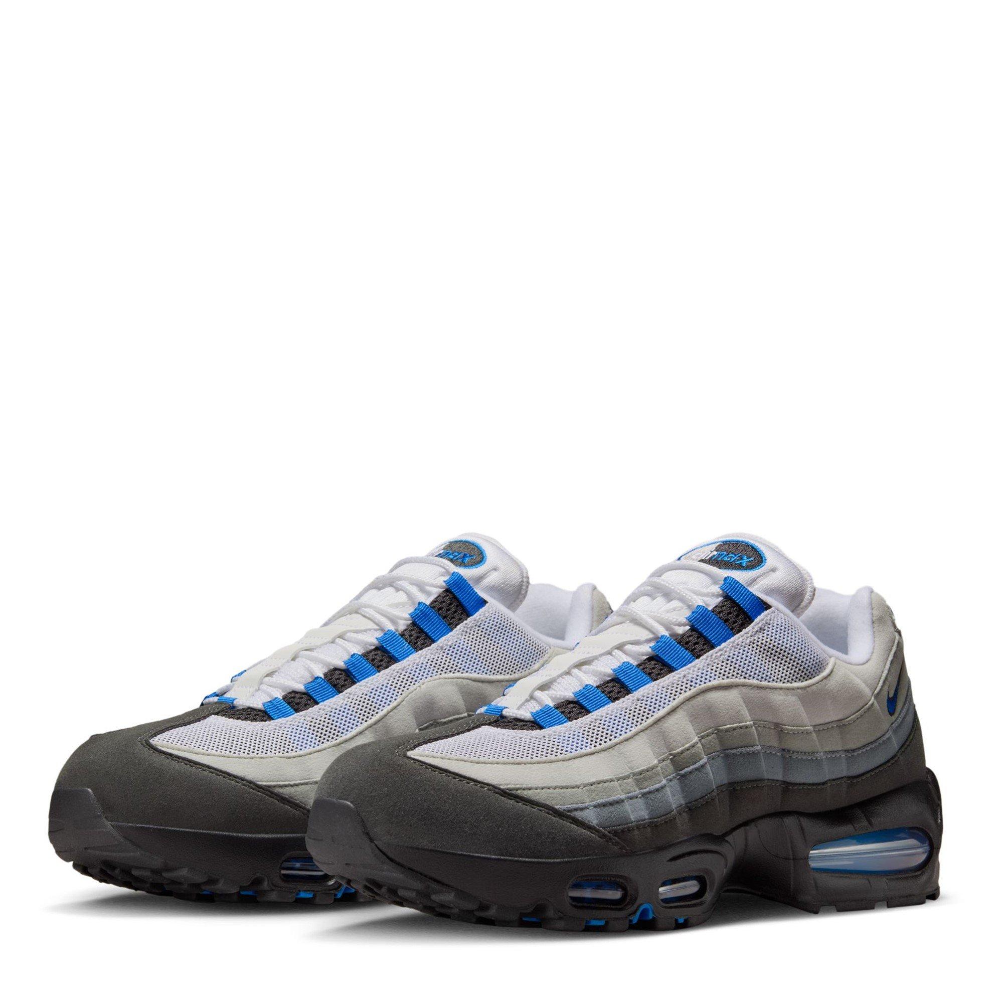 Wht/Blu Spark - Nike - Air Max 95 OG Big Bubble Shoes - 3