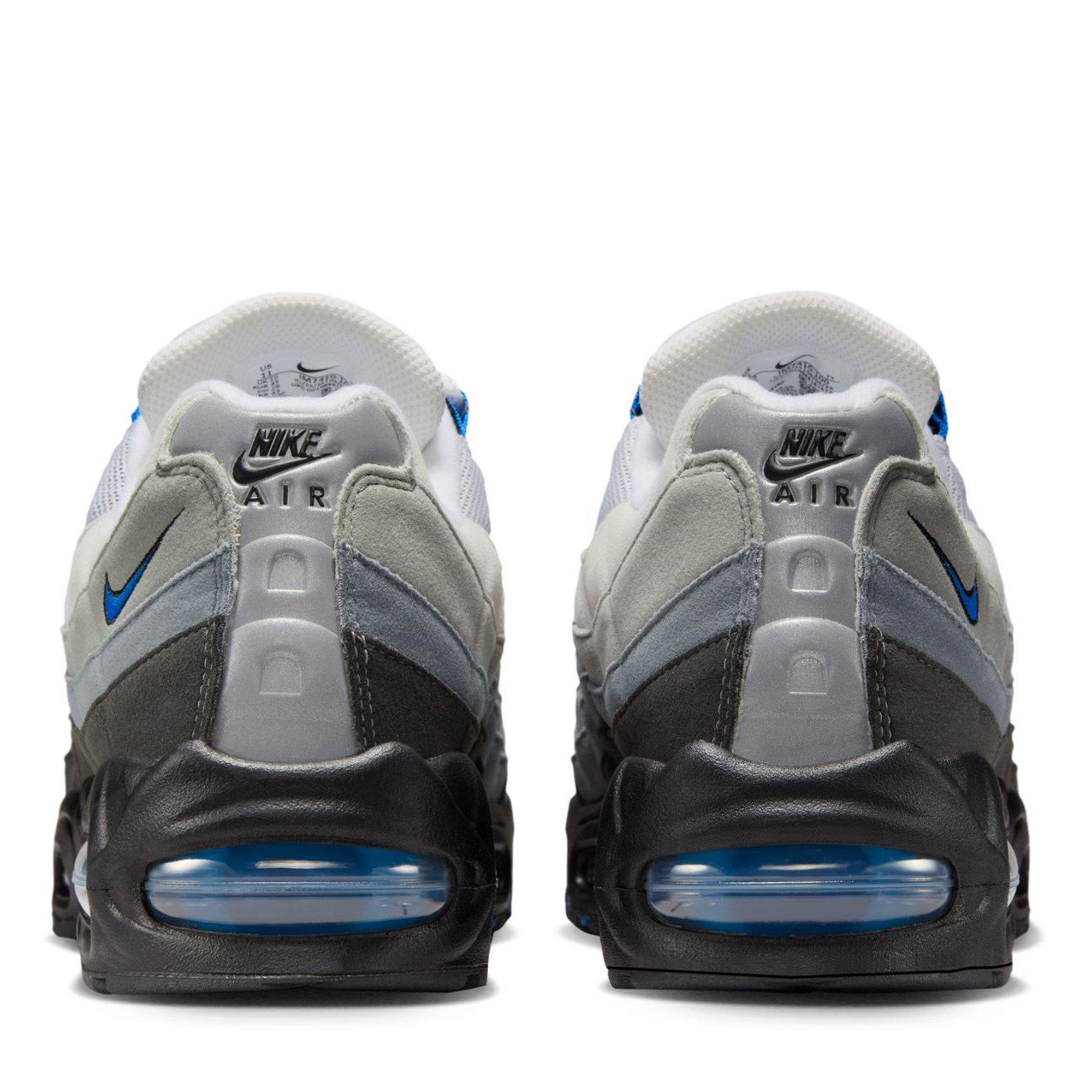 Wht/Blu Spark - Nike - Air Max 95 OG Big Bubble Shoes - 4