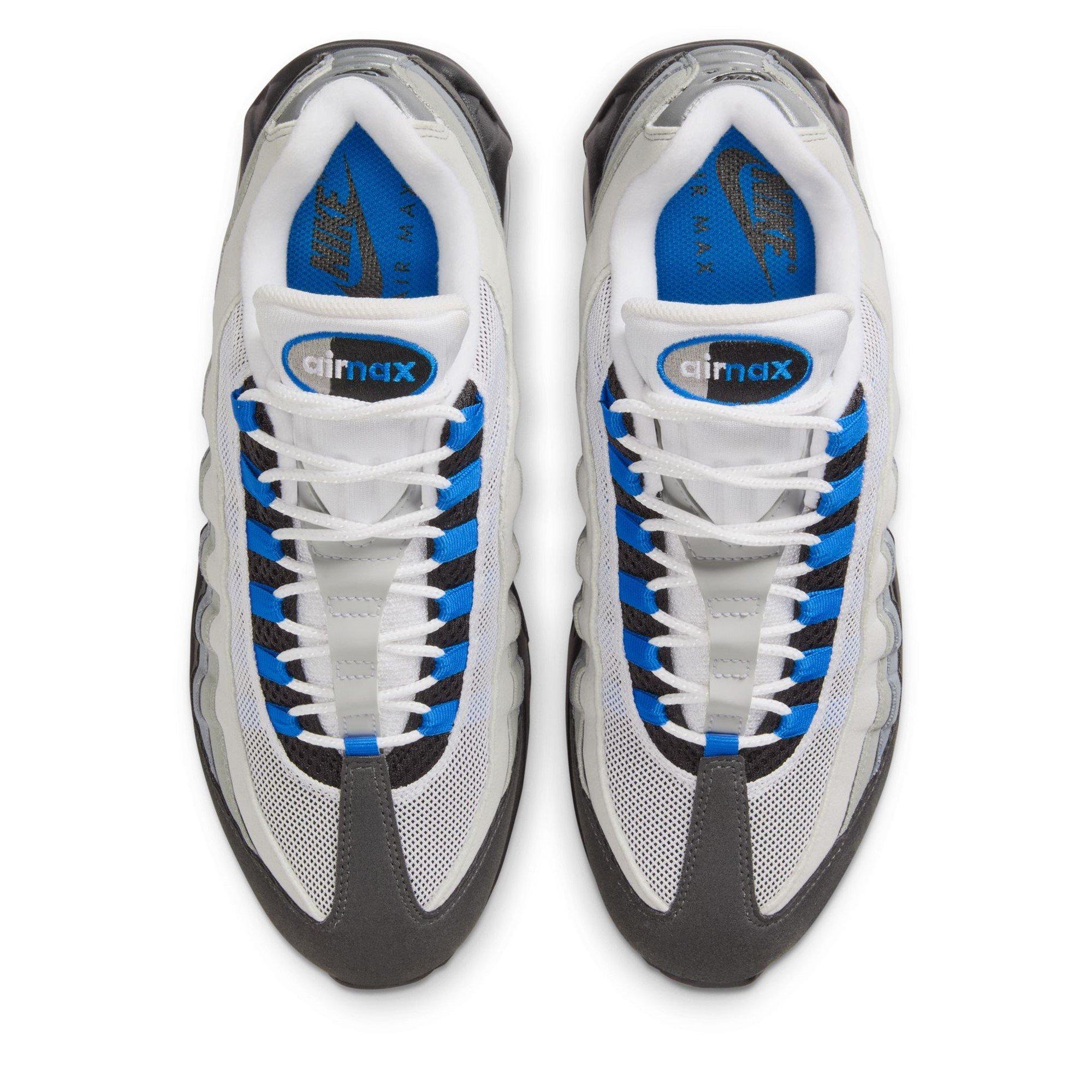 Wht/Blu Spark - Nike - Air Max 95 OG Big Bubble Shoes - 5