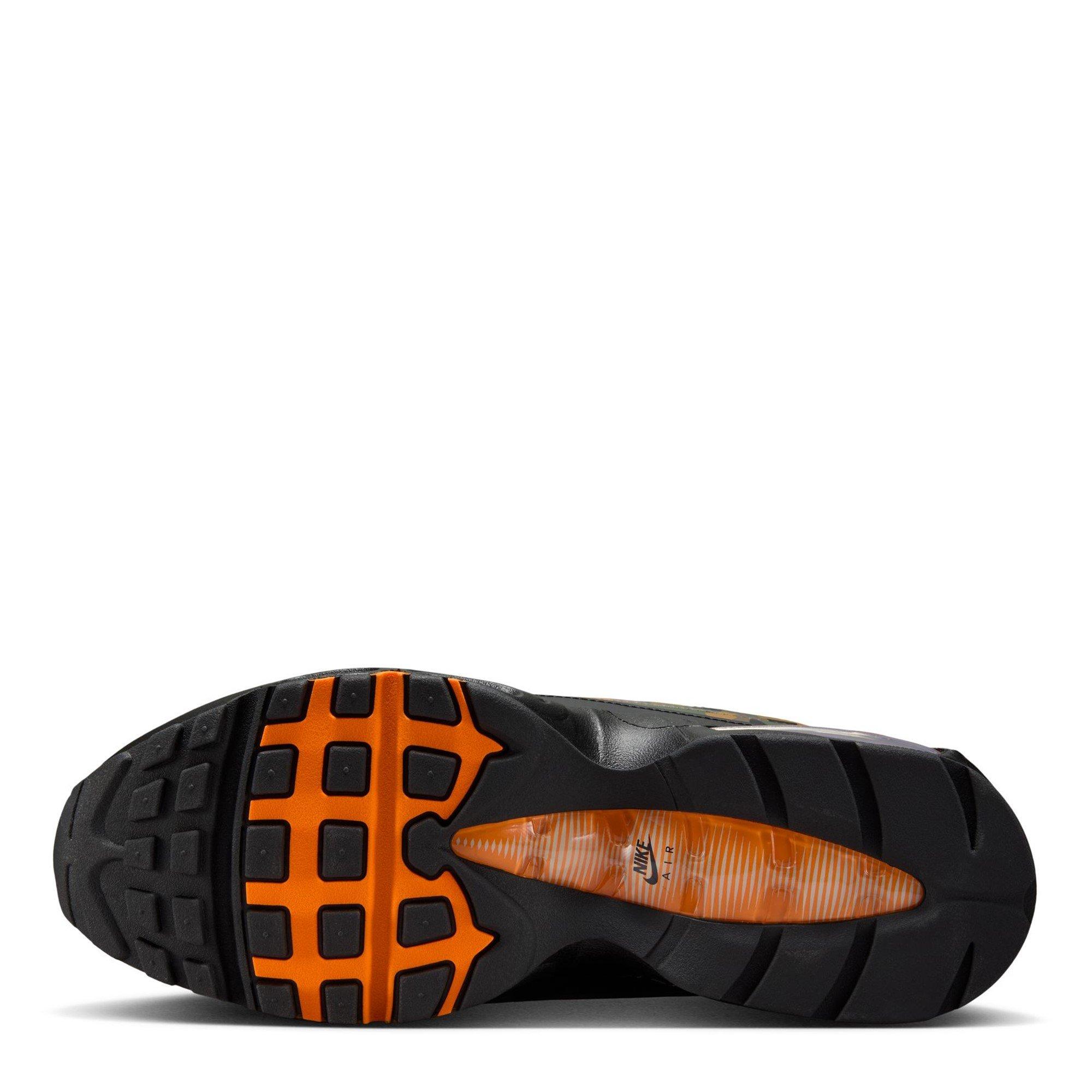 Blk/Safe Org - Nike - Air Max 95 OG Big Bubble Trainers - 3