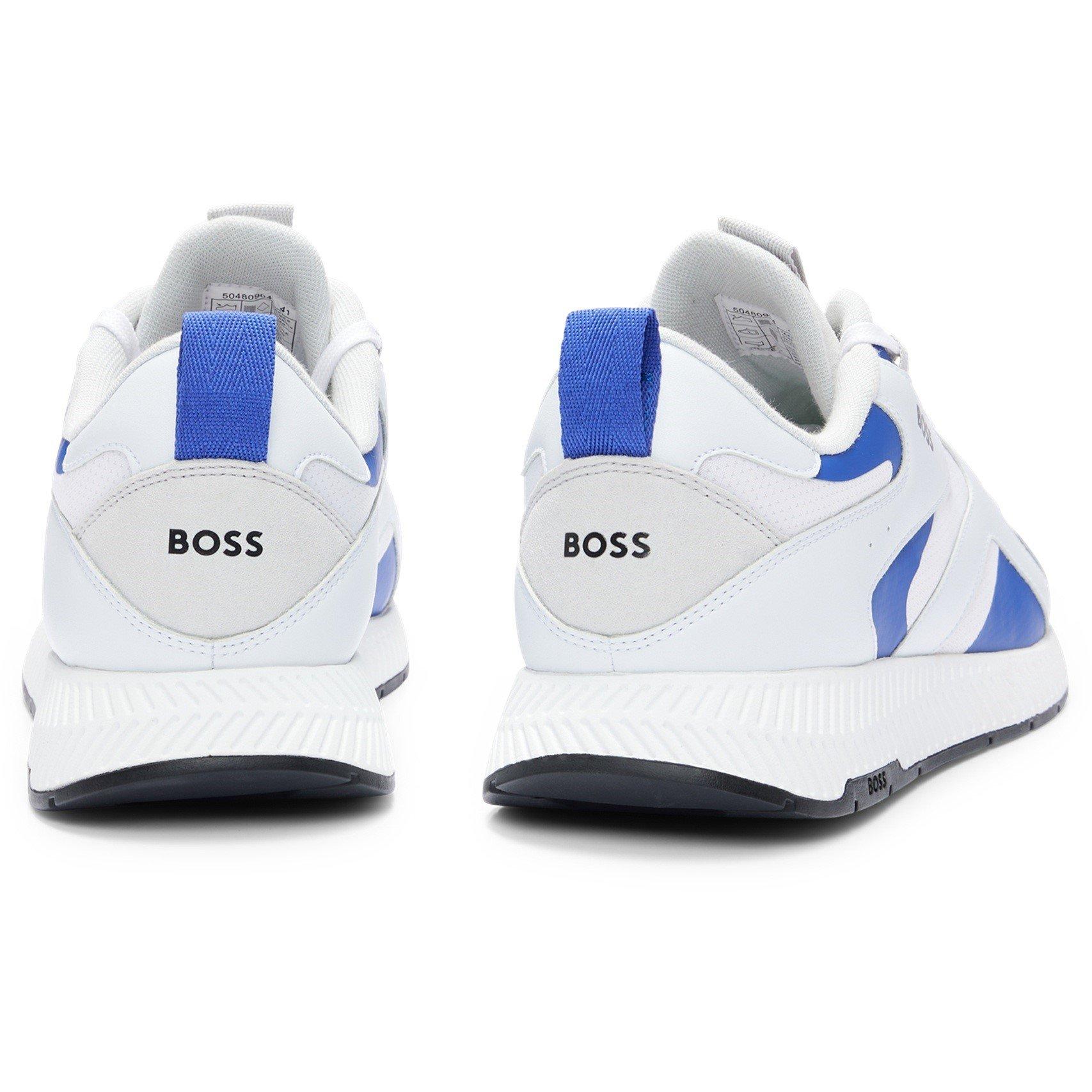 Open White - Boss - Men's Titanium Runners Low-Top Trainers - 3