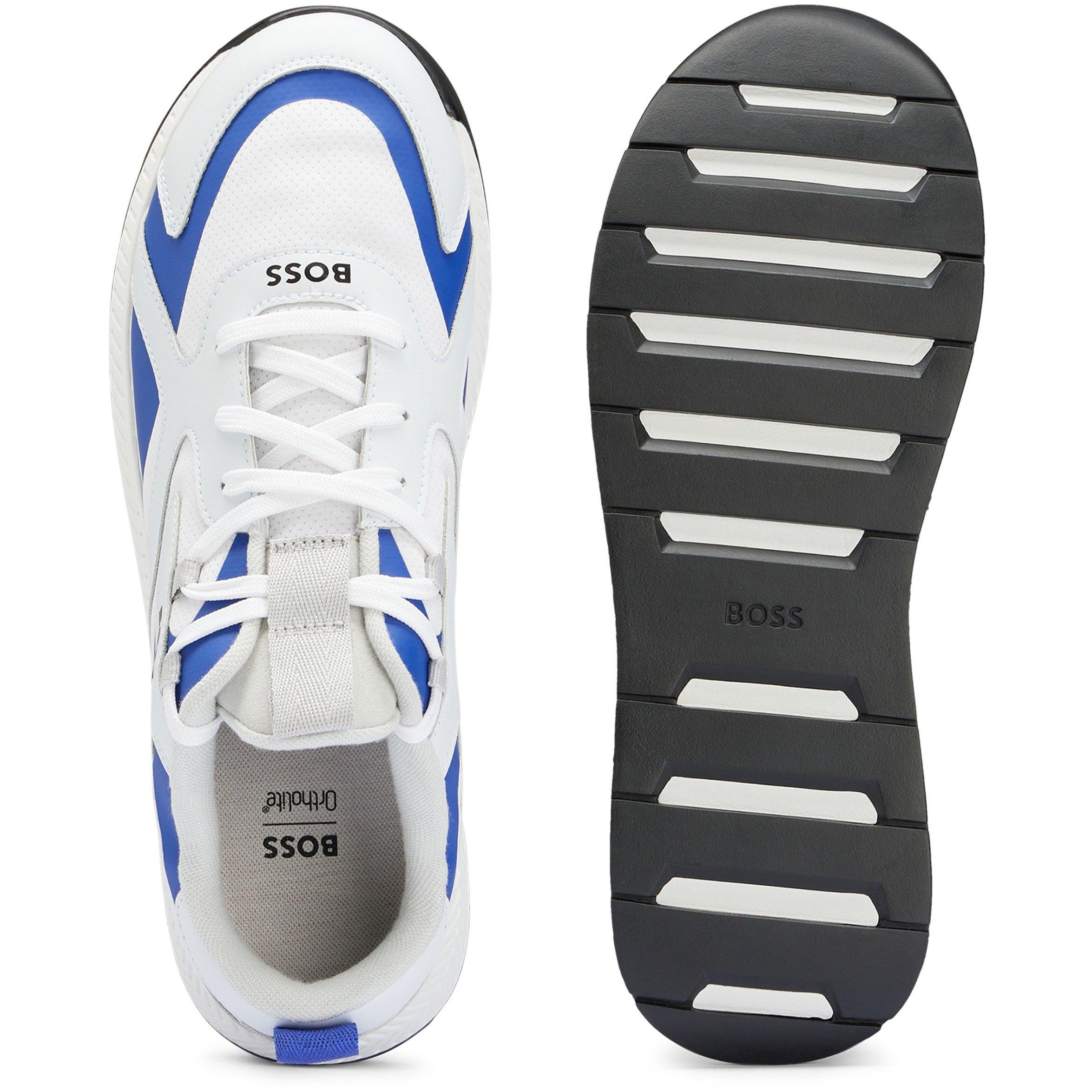 Open White - Boss - Men's Titanium Runners Low-Top Trainers - 4