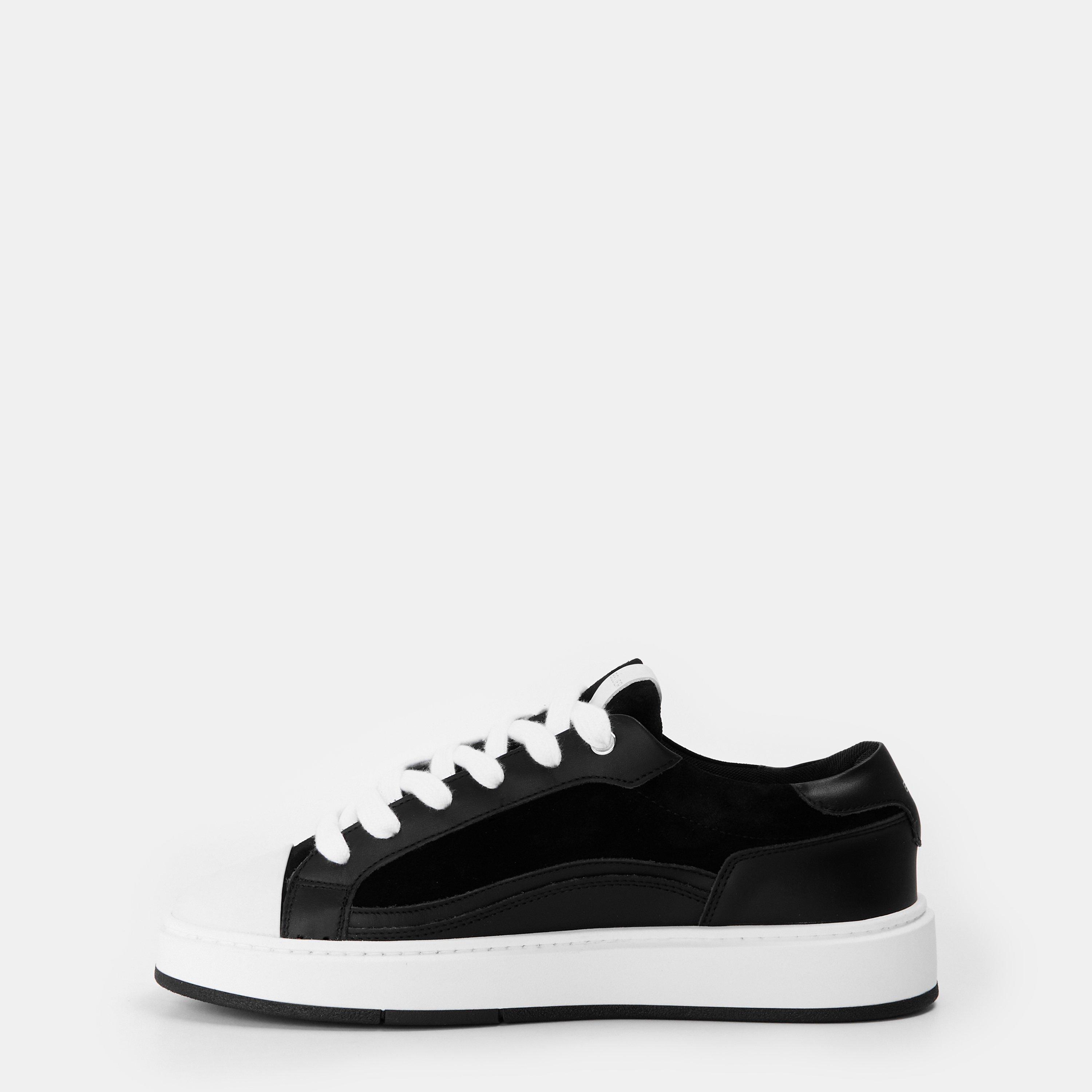 Black/White - BELIER - Men's Low-Top Trainers - 2