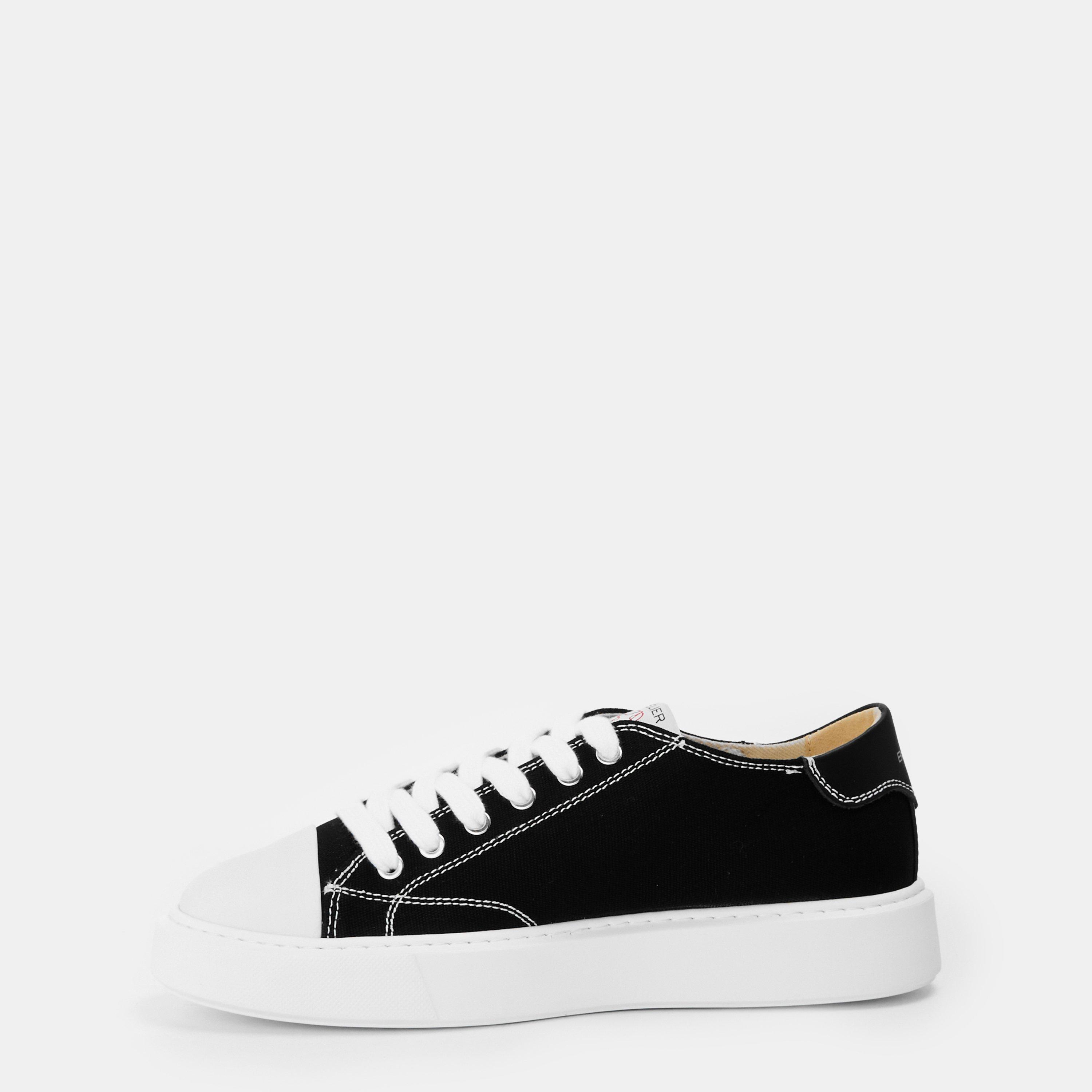 Black/White - BELIER - Men's Low-Top Trainers - 2