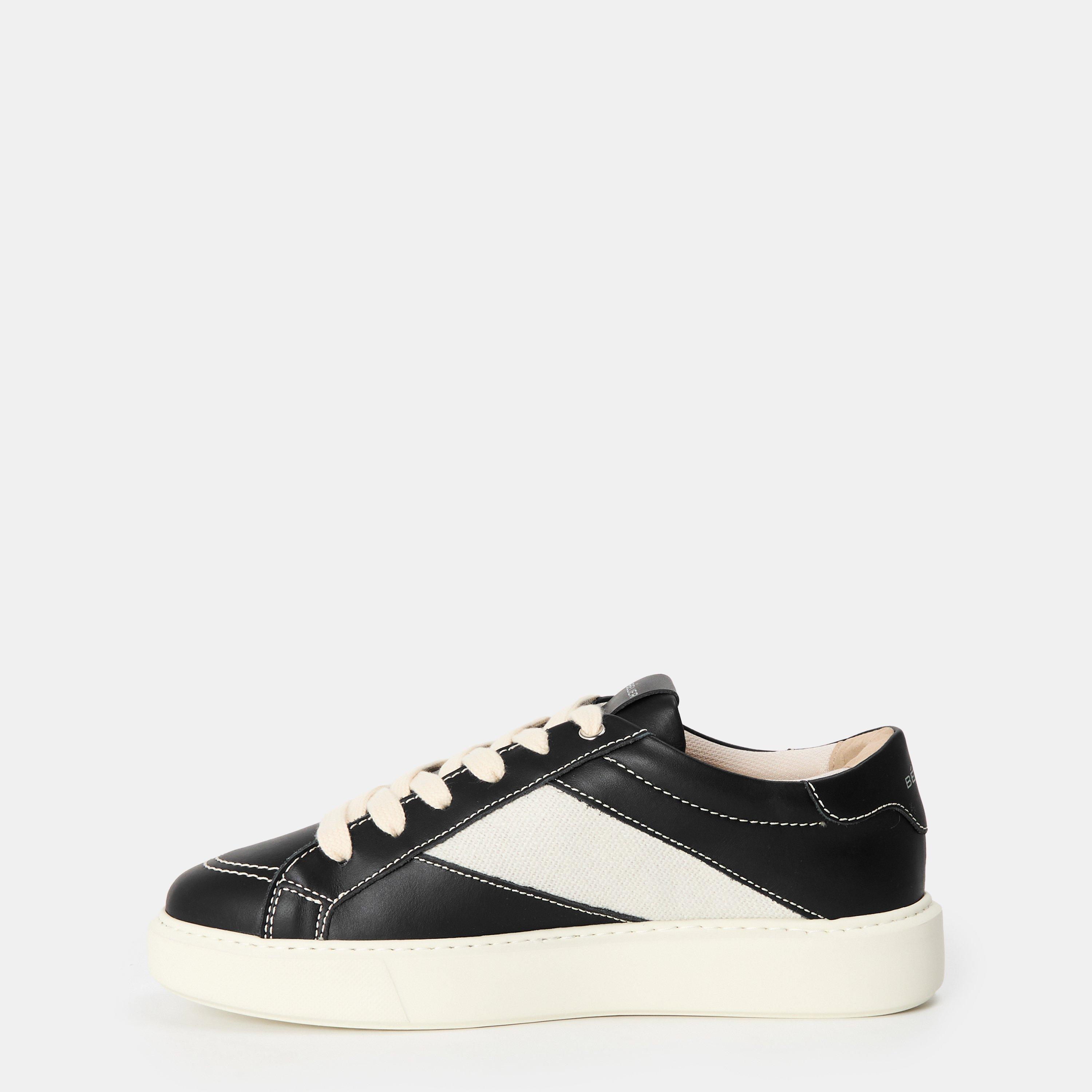 Black/O White - BELIER - Men's Low-Top Trainers - 2