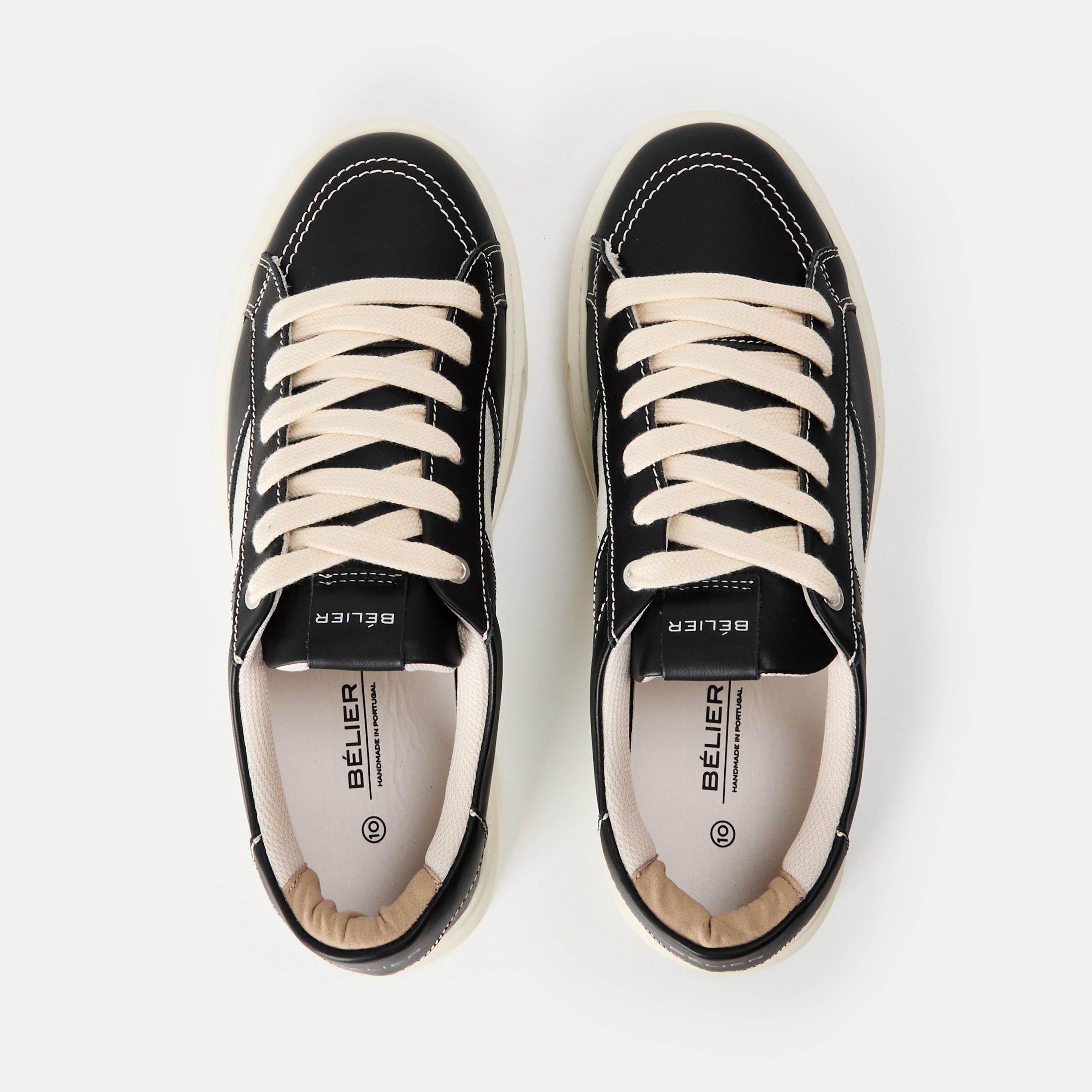 Black/O White - BELIER - Men's Low-Top Trainers - 5