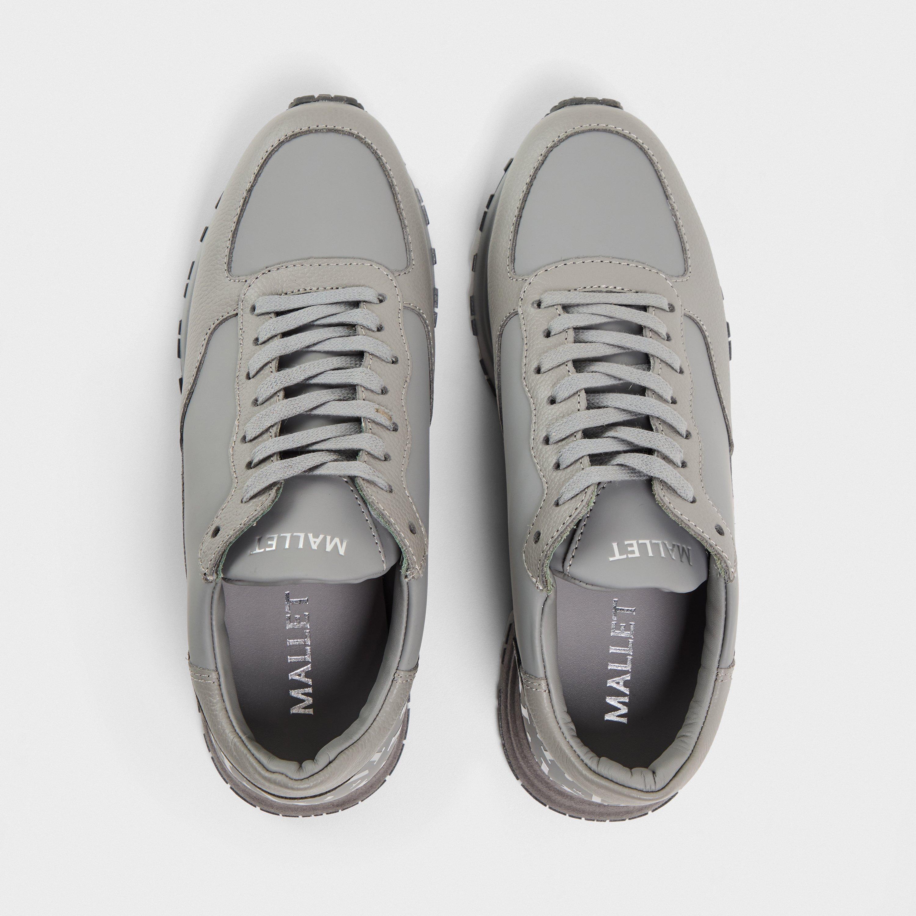 Tumb Grey Silv - Mallet - Men's Popham Low-Top Trainers - 4