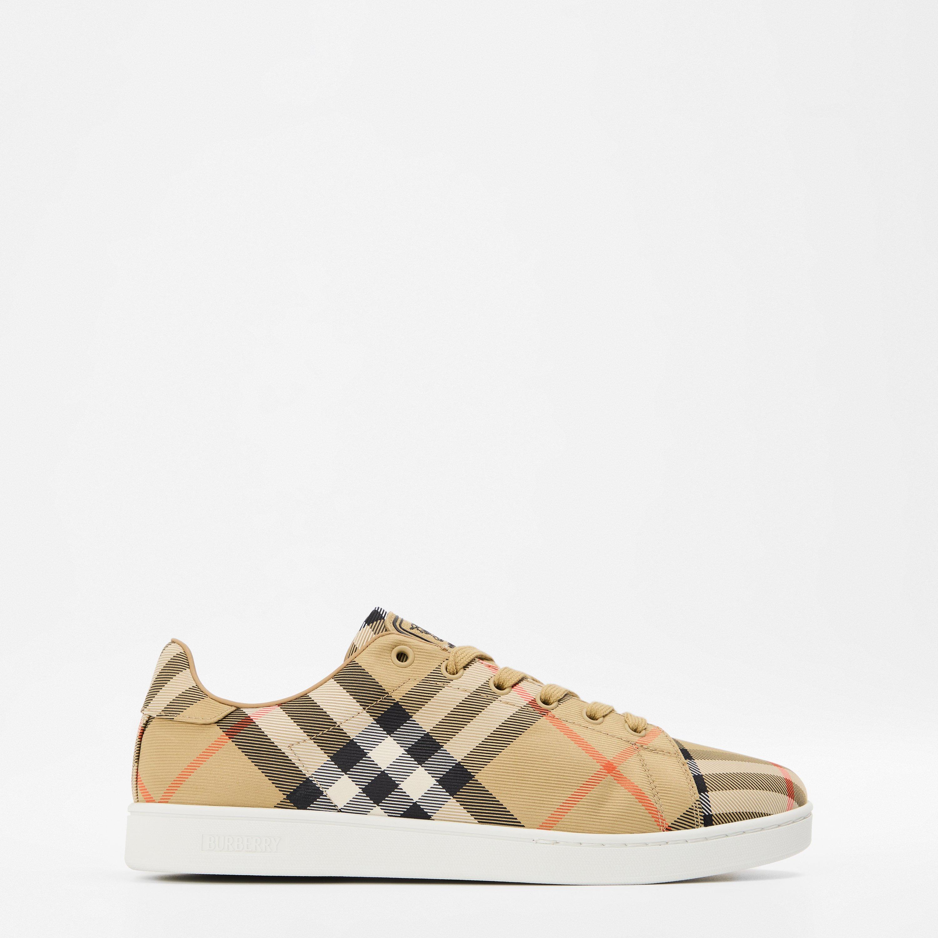 Beige - Burberry - Men's Low-Top Trainers - 1
