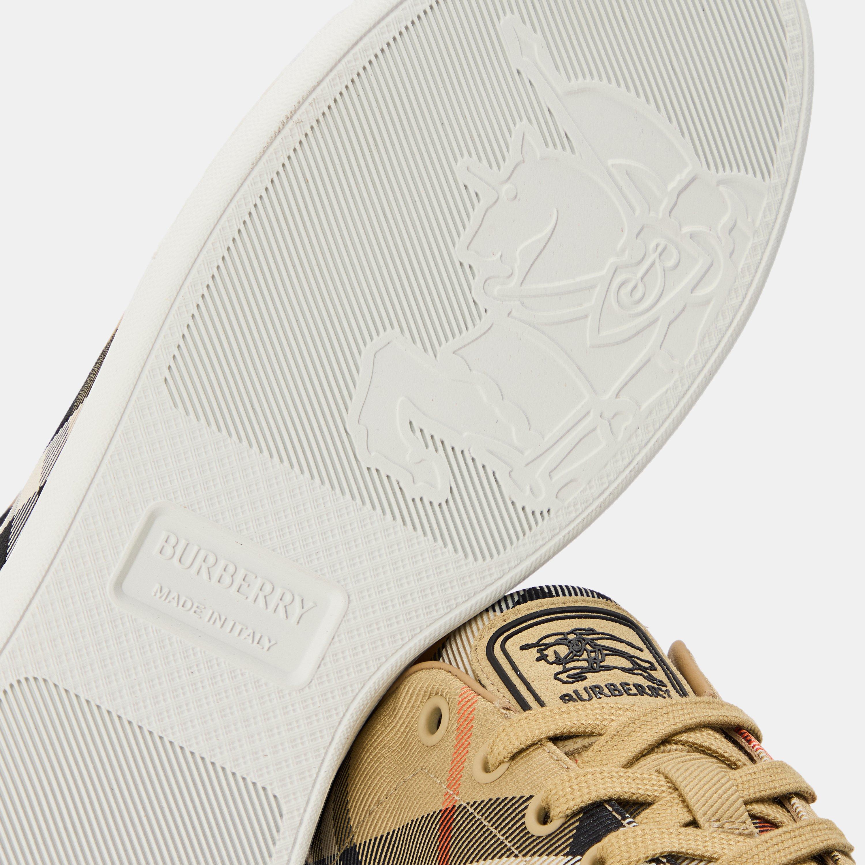 Beige - Burberry - Men's Low-Top Trainers - 4