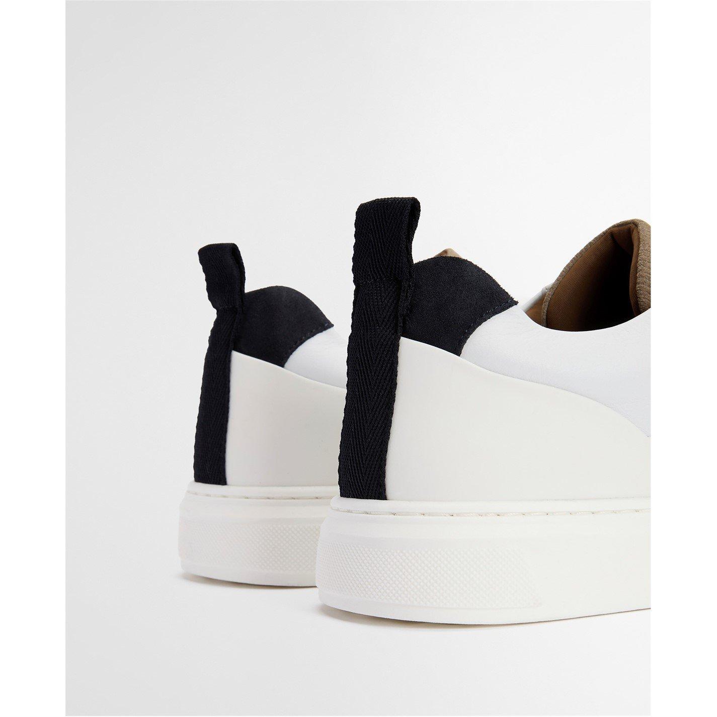 WH11 White/Navy - Barbour - Mens Stannington Trainers - 4