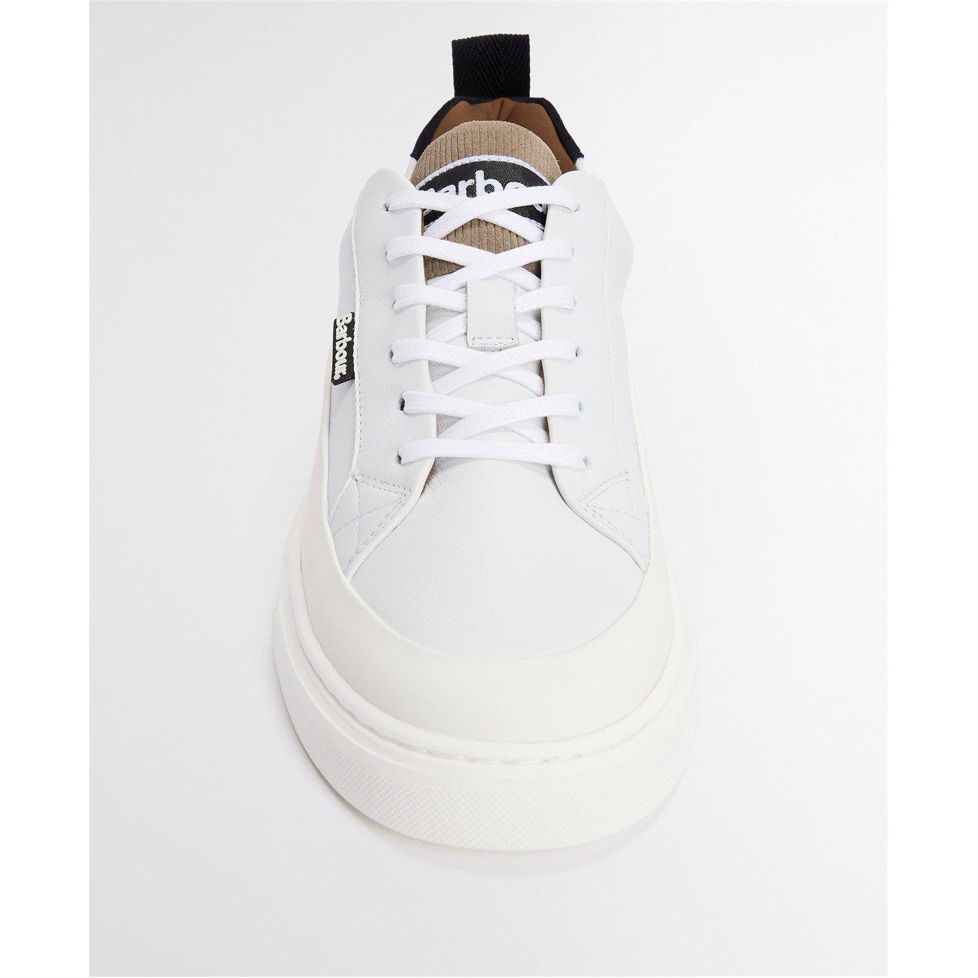WH11 White/Navy - Barbour - Mens Stannington Trainers - 5