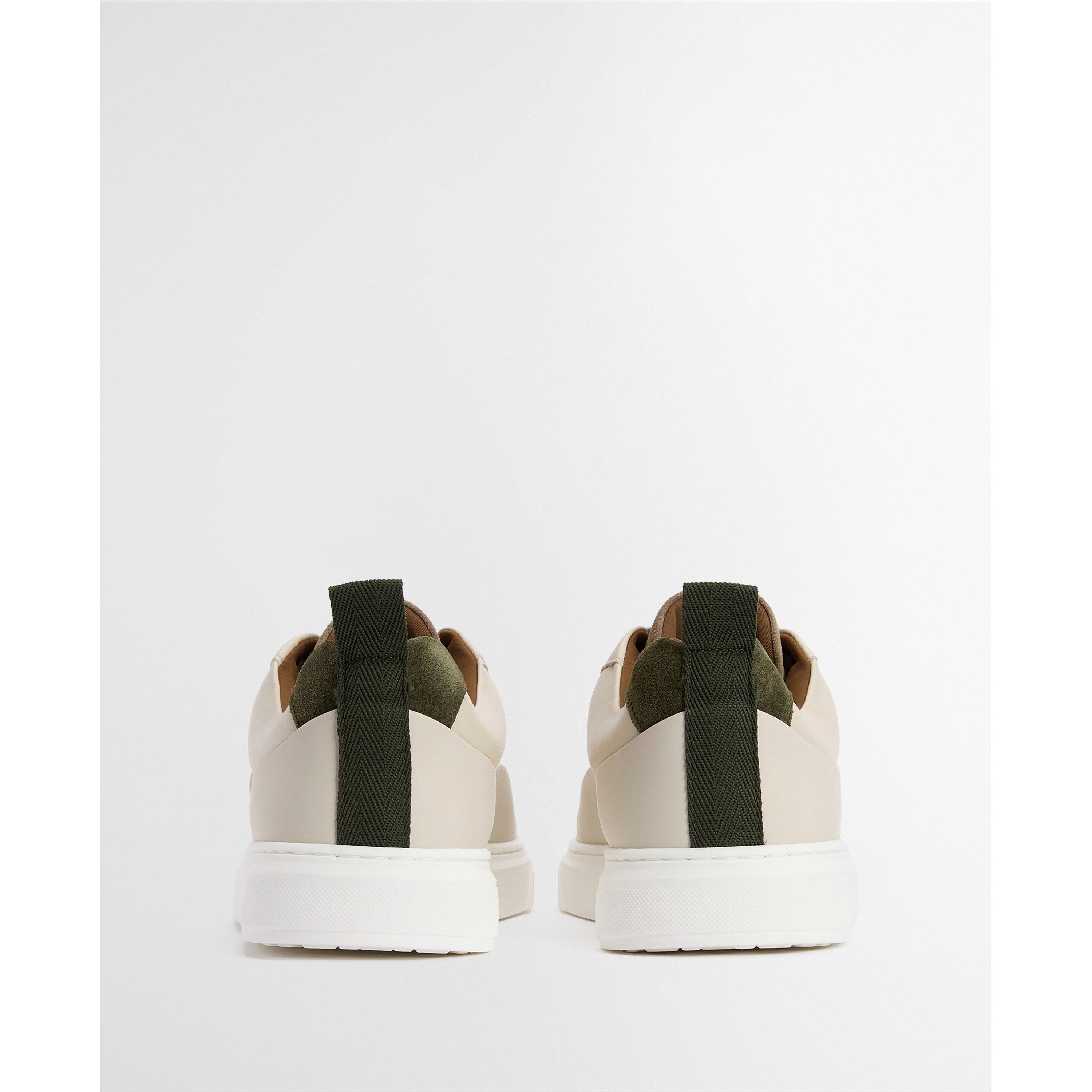 BE34 Light /Olv - Barbour - Mens Stannington Trainers - 3