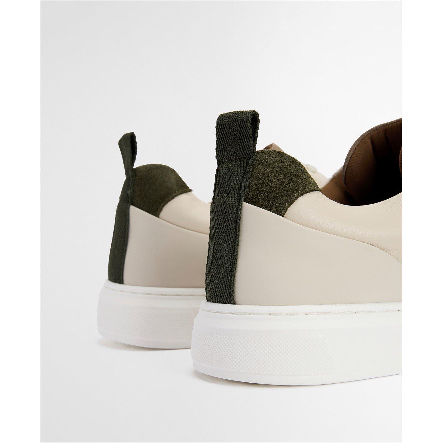 BE34 Light /Olv - Barbour - Mens Stannington Trainers - 4