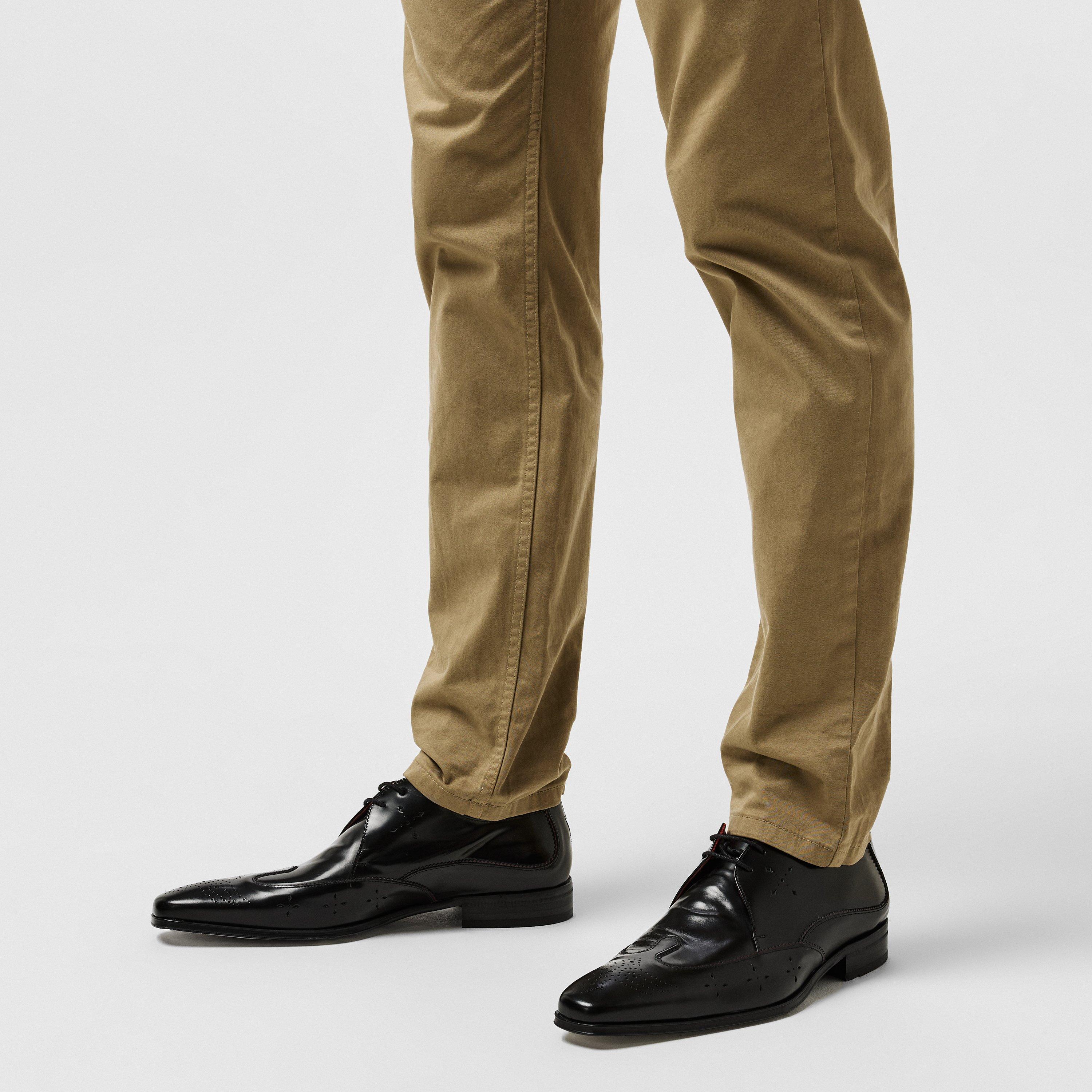 Black/Burgundy - Jeffery West - Men's Brogues - 3