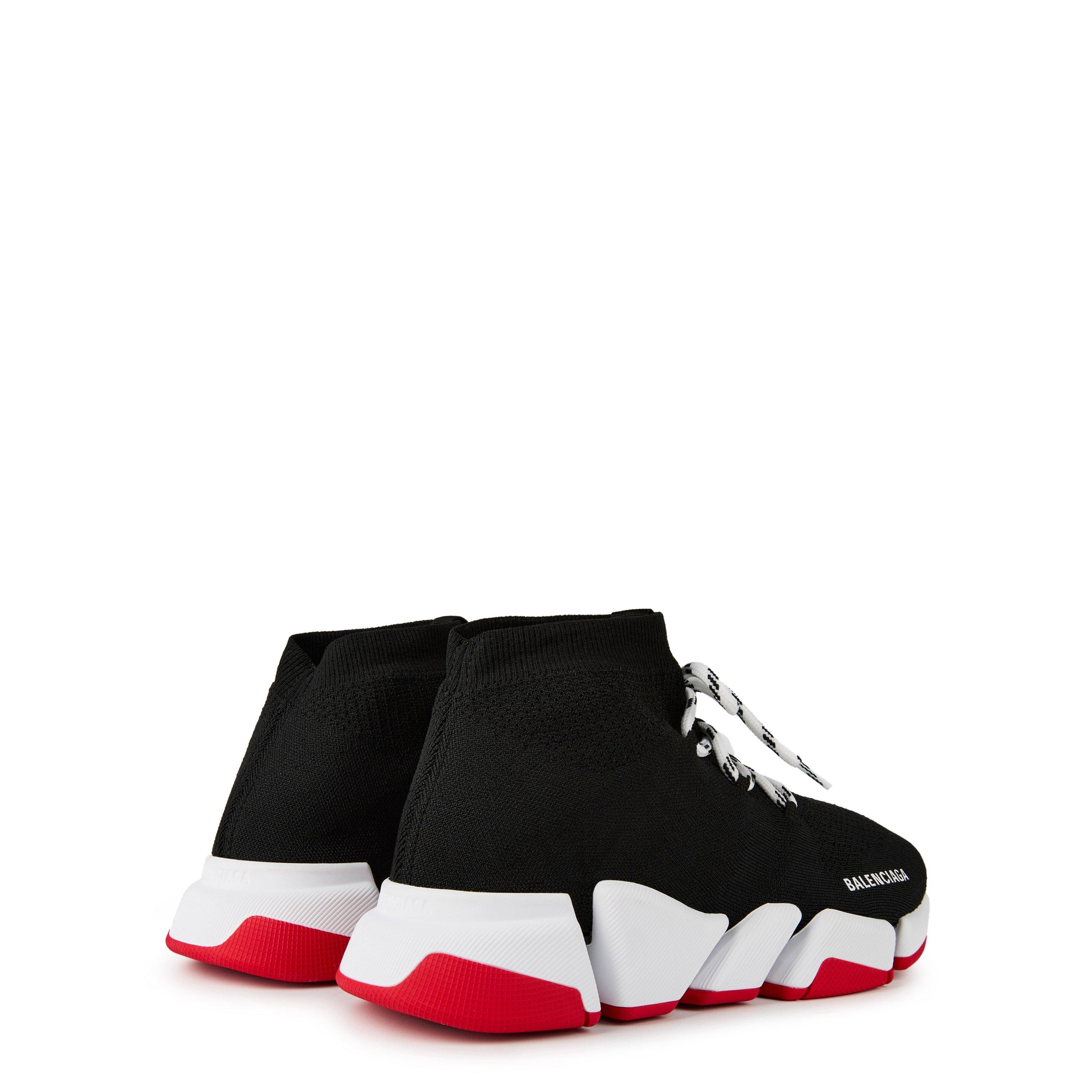 Black/Red - Balenciaga - Speed Lace 2.0 Runners - 5
