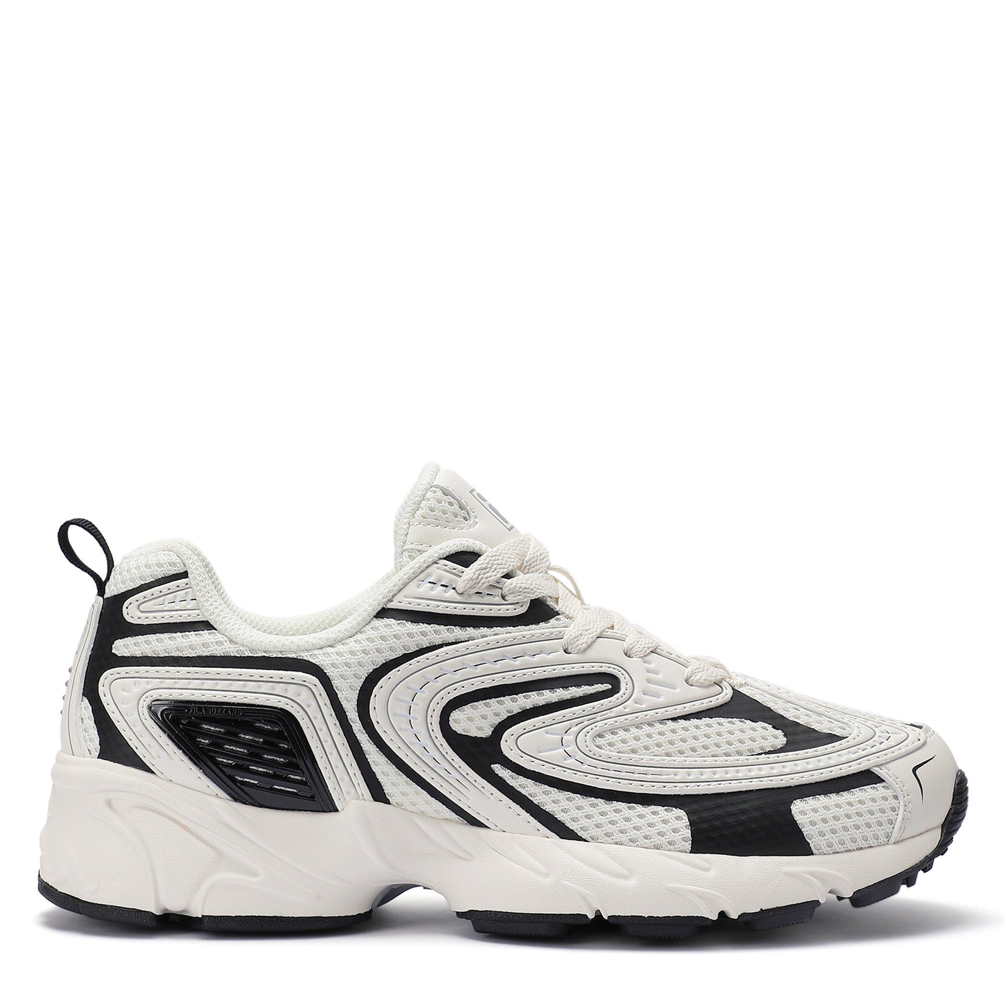 WHT/WHT/BLK - Fila - Adults BUZZARD Runners - 1