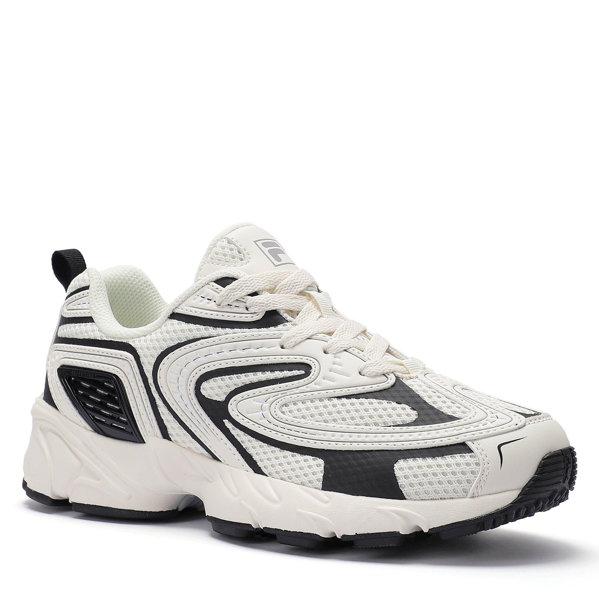 WHT/WHT/BLK - Fila - Adults BUZZARD Runners - 5