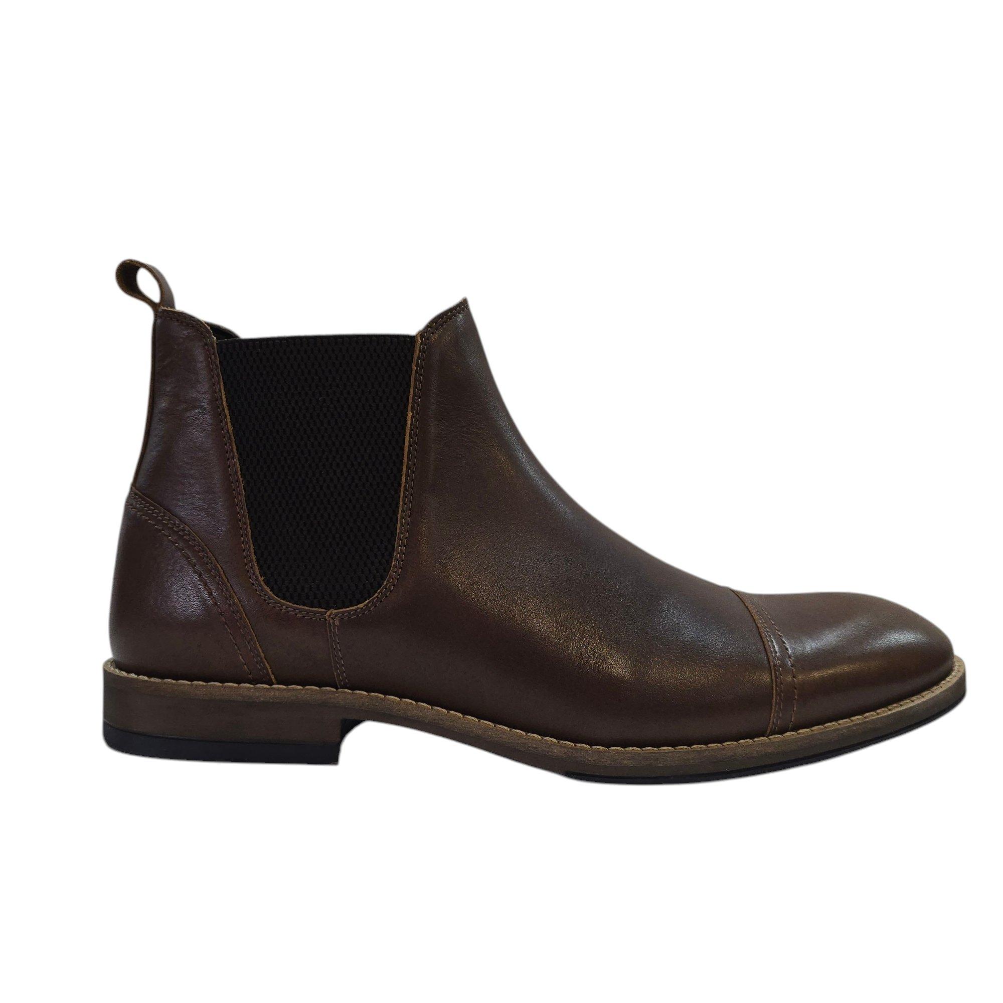 Dark Brown - Firetrap - Men's Bush Chelsea Boots - 1