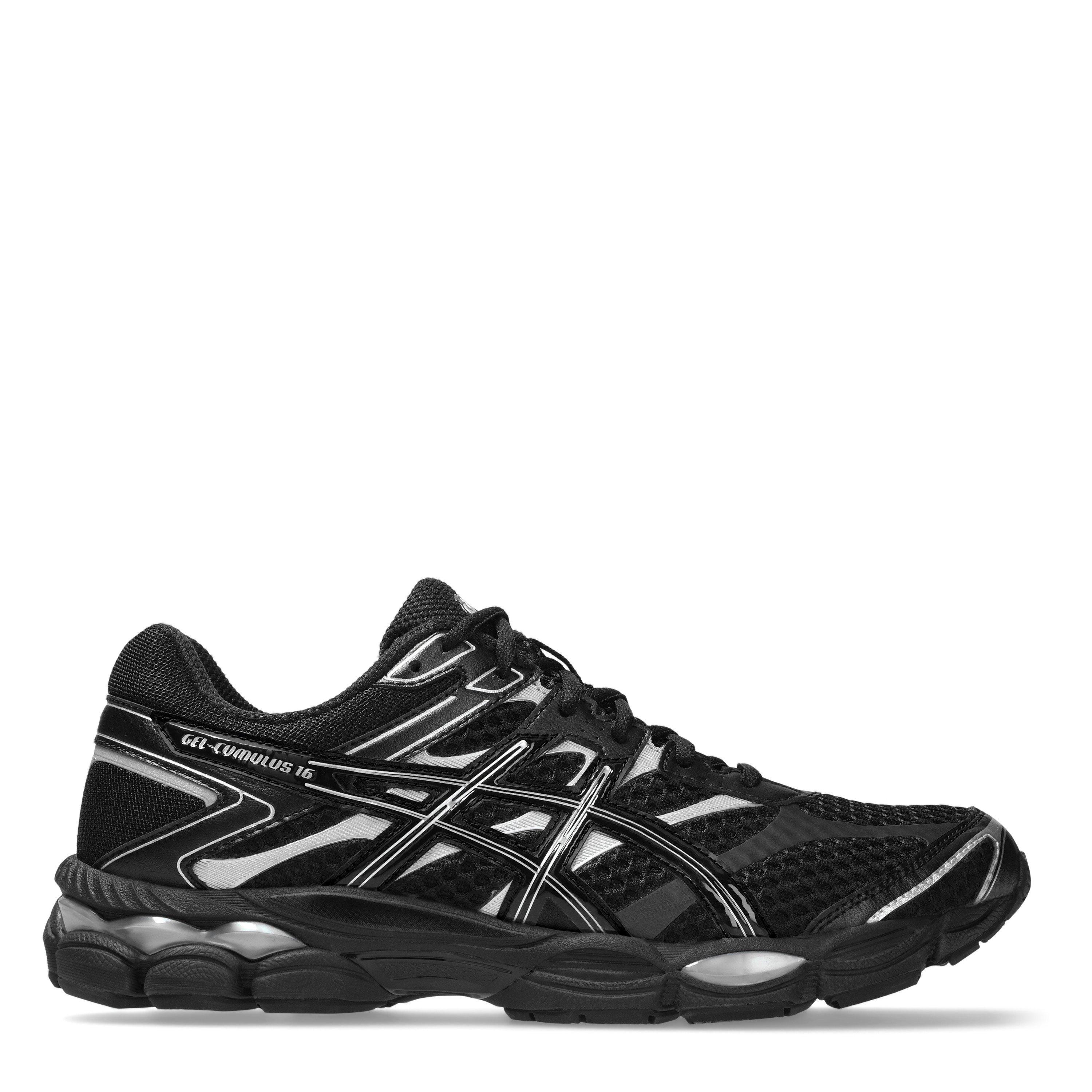 Asics Mens GEL-Cumulus 16 FluidRide GEL Cushioning Trainers - Black/Black - Size 8 (42.5)