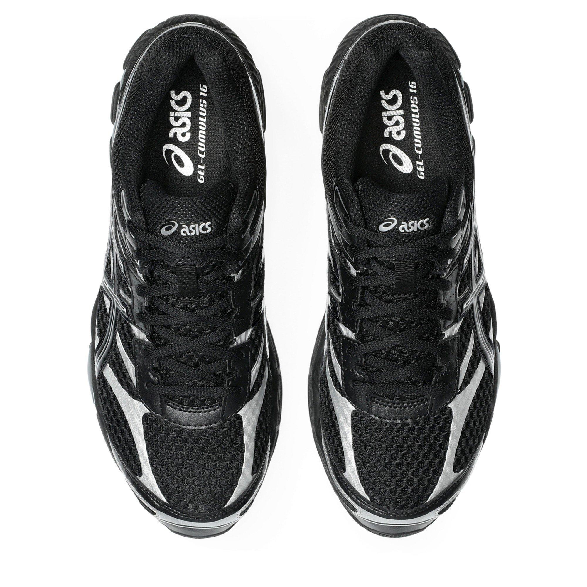 Black/Black - Asics - Mens GEL-Cumulus 16 FluidRide GEL Cushioning Trainers - 8