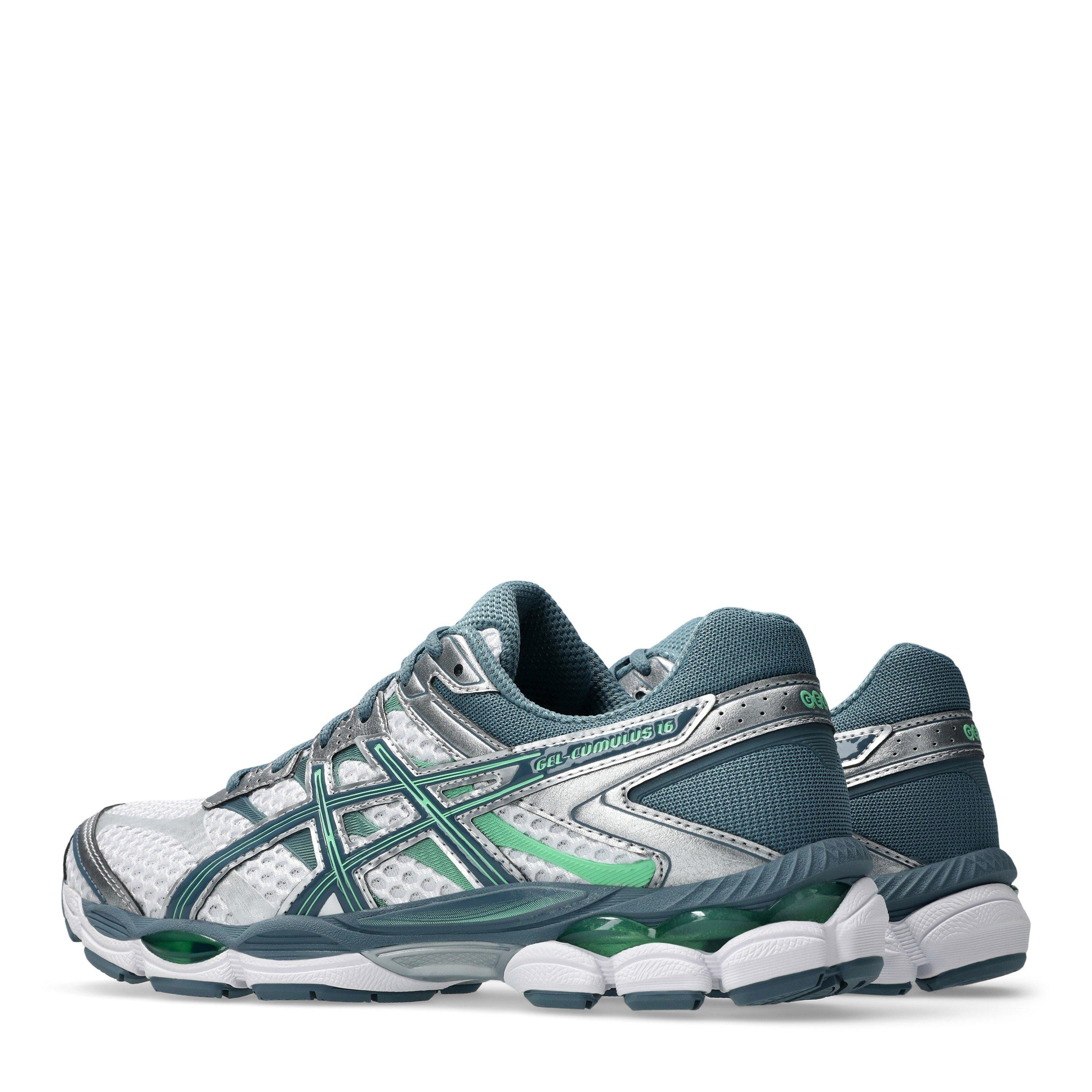 Dried Leaf Grn - Asics - Mens GEL-Cumulus 16 FluidRide GEL Cushioning Trainers - 6