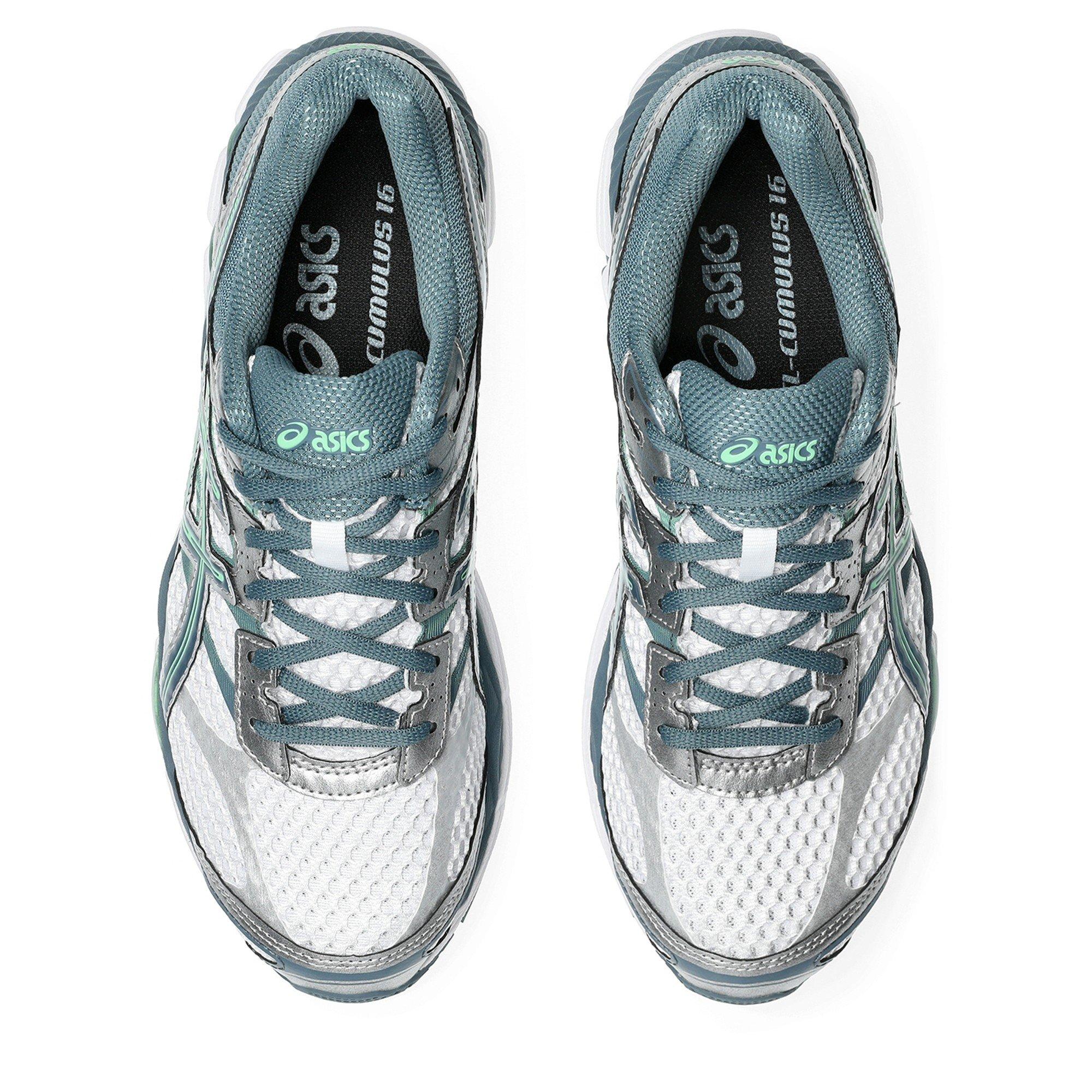 Dried Leaf Grn - Asics - Mens GEL-Cumulus 16 FluidRide GEL Cushioning Trainers - 8