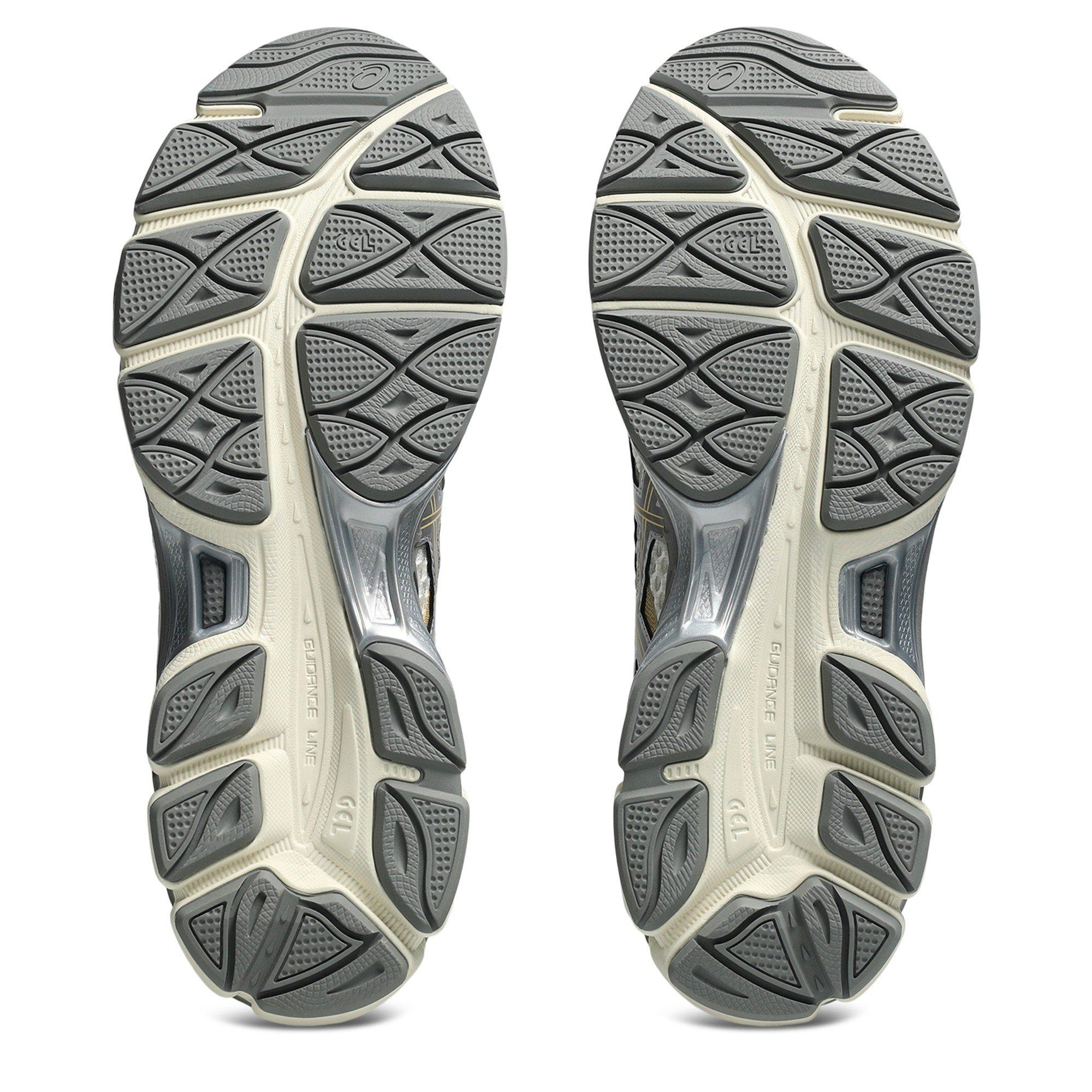 Cream/Clay Grey - Asics - Mens GEL-Cumulus 16 FluidRide GEL Cushioning Trainers - 4