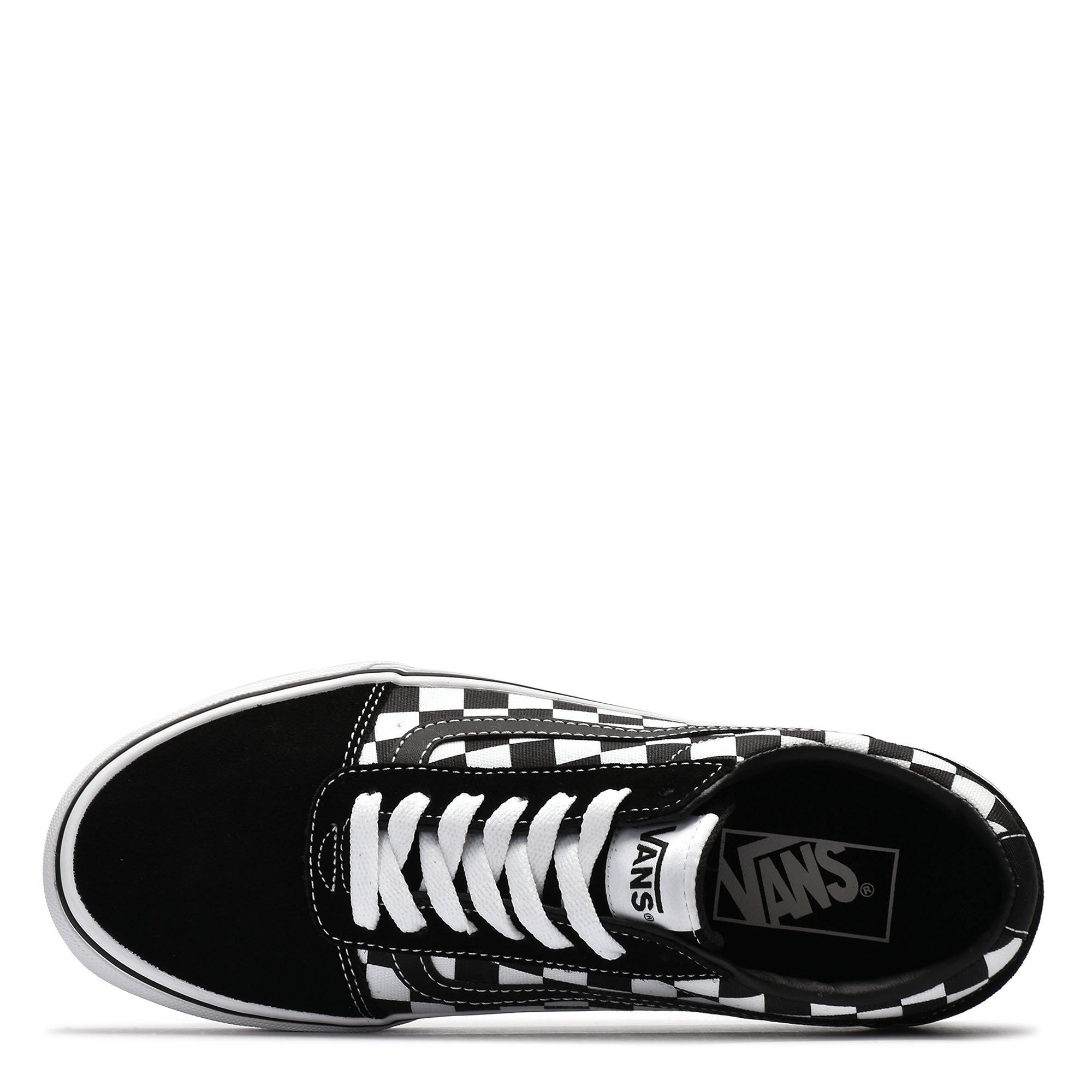 ChrBrd Blk/T WH - Vans - Checkerboard Ward Mens Shoes - 3