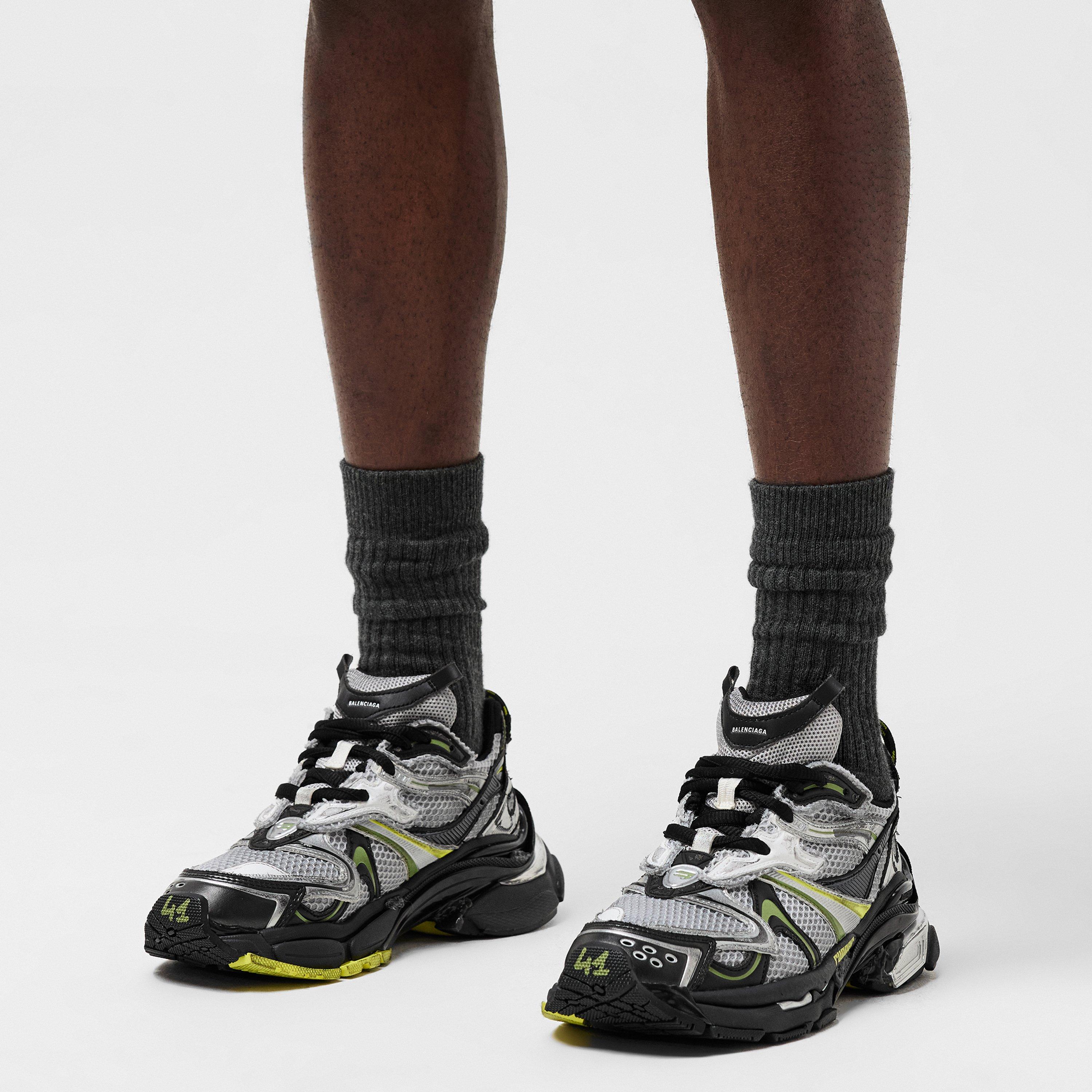 Silver/Grey - Balenciaga - Runner 2.0 Trainers - 7