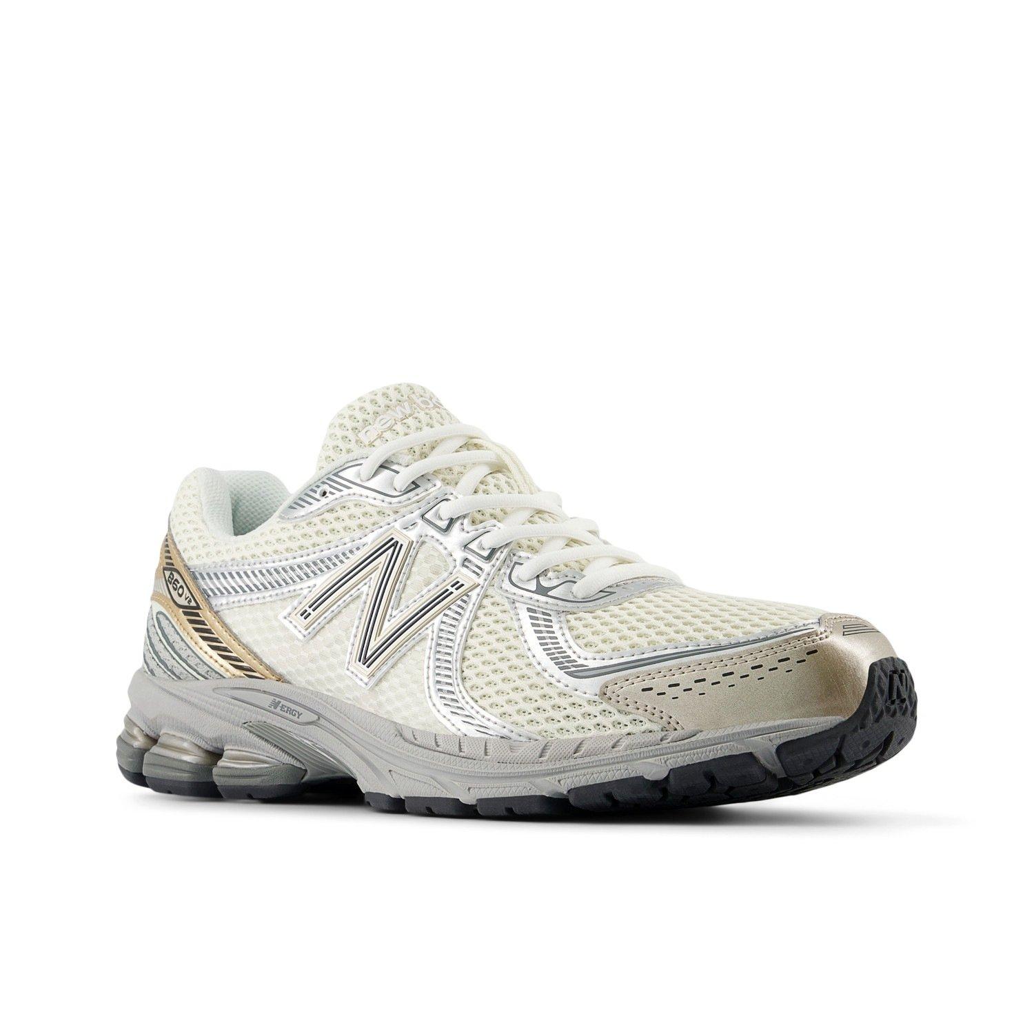Wht/Gld - New Balance - 860v2 Trainers - 4