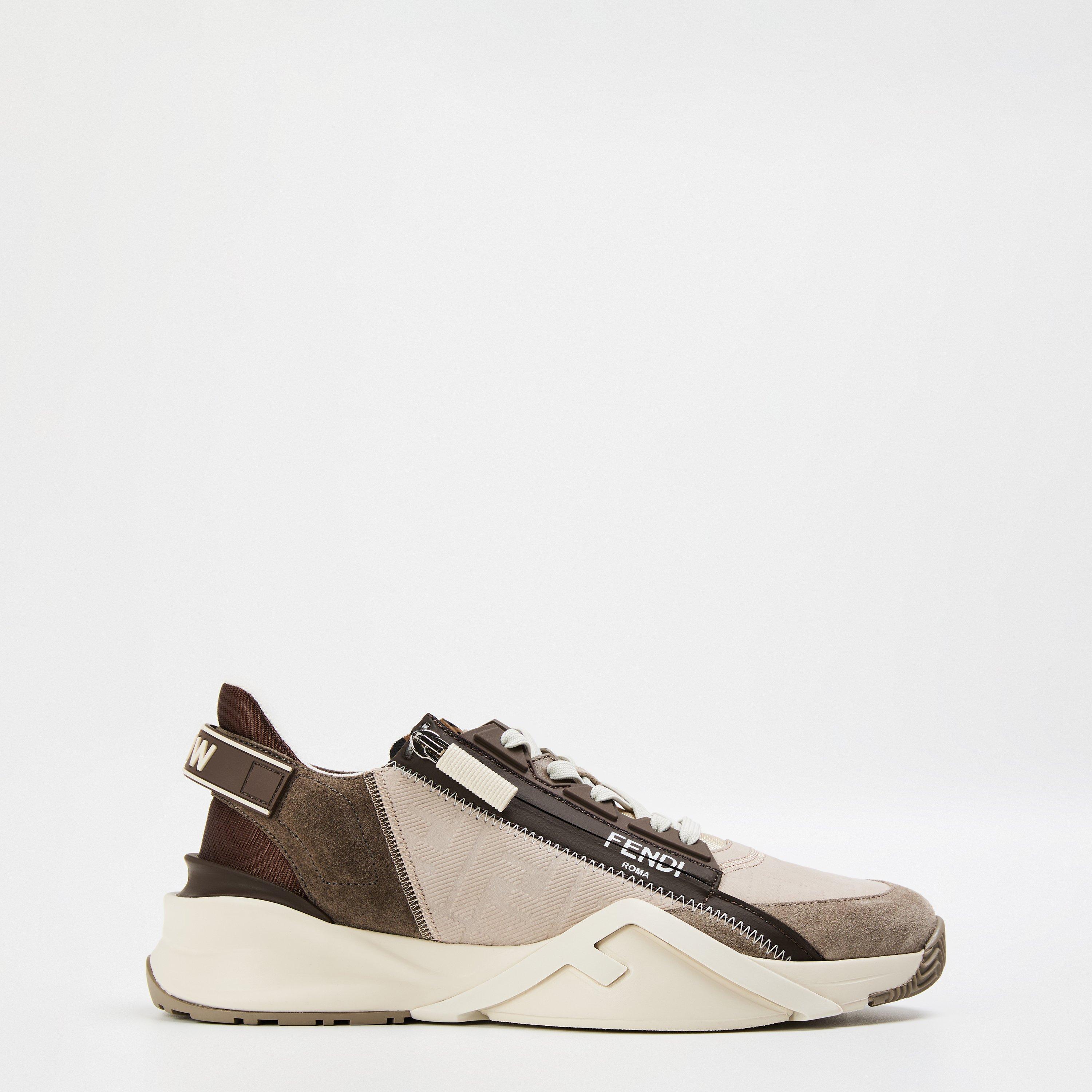 Fendi Men's Flow Runners - Beige/Khaki - Size 9 (43)