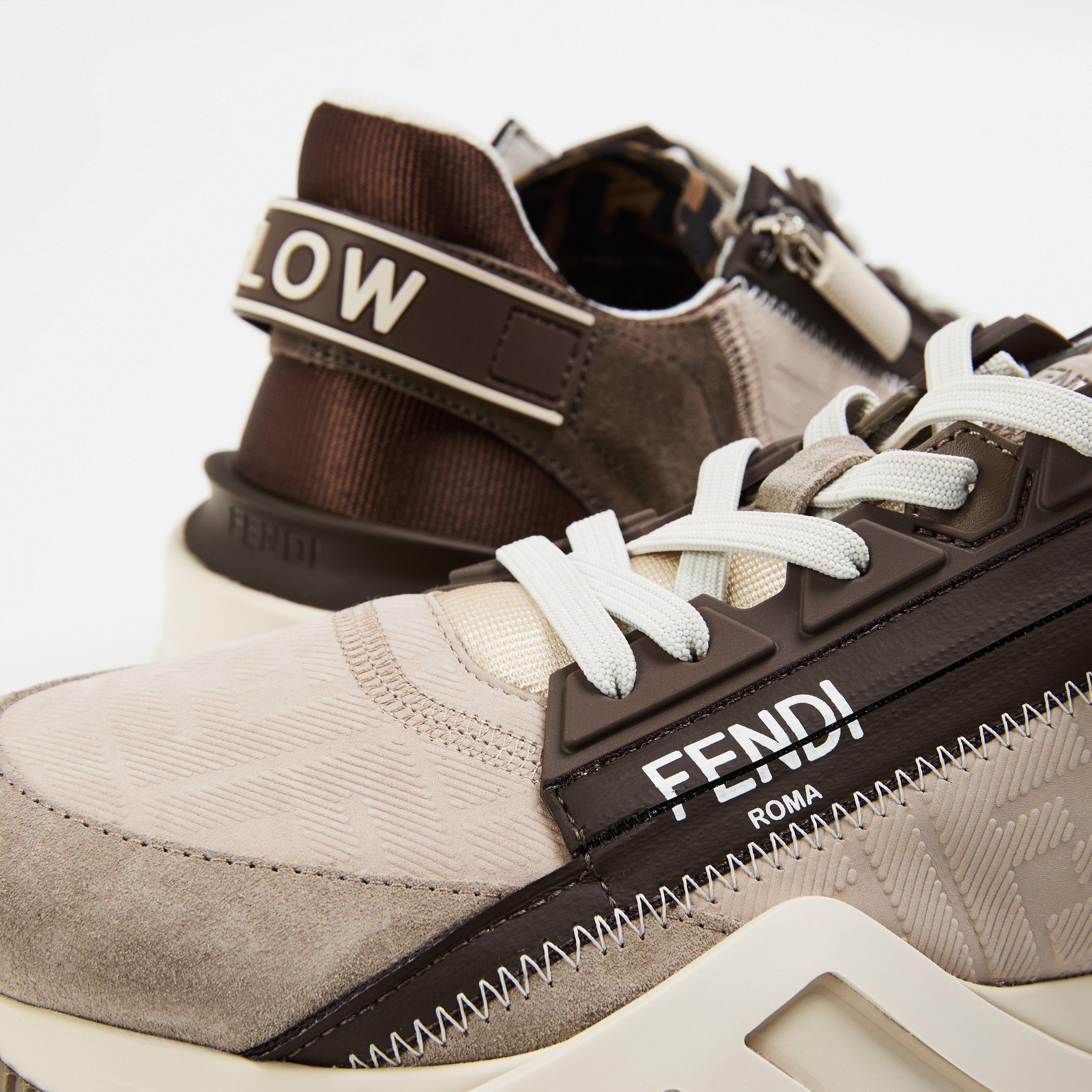 Beige/Khaki - Fendi - Men's Flow Runners - 4