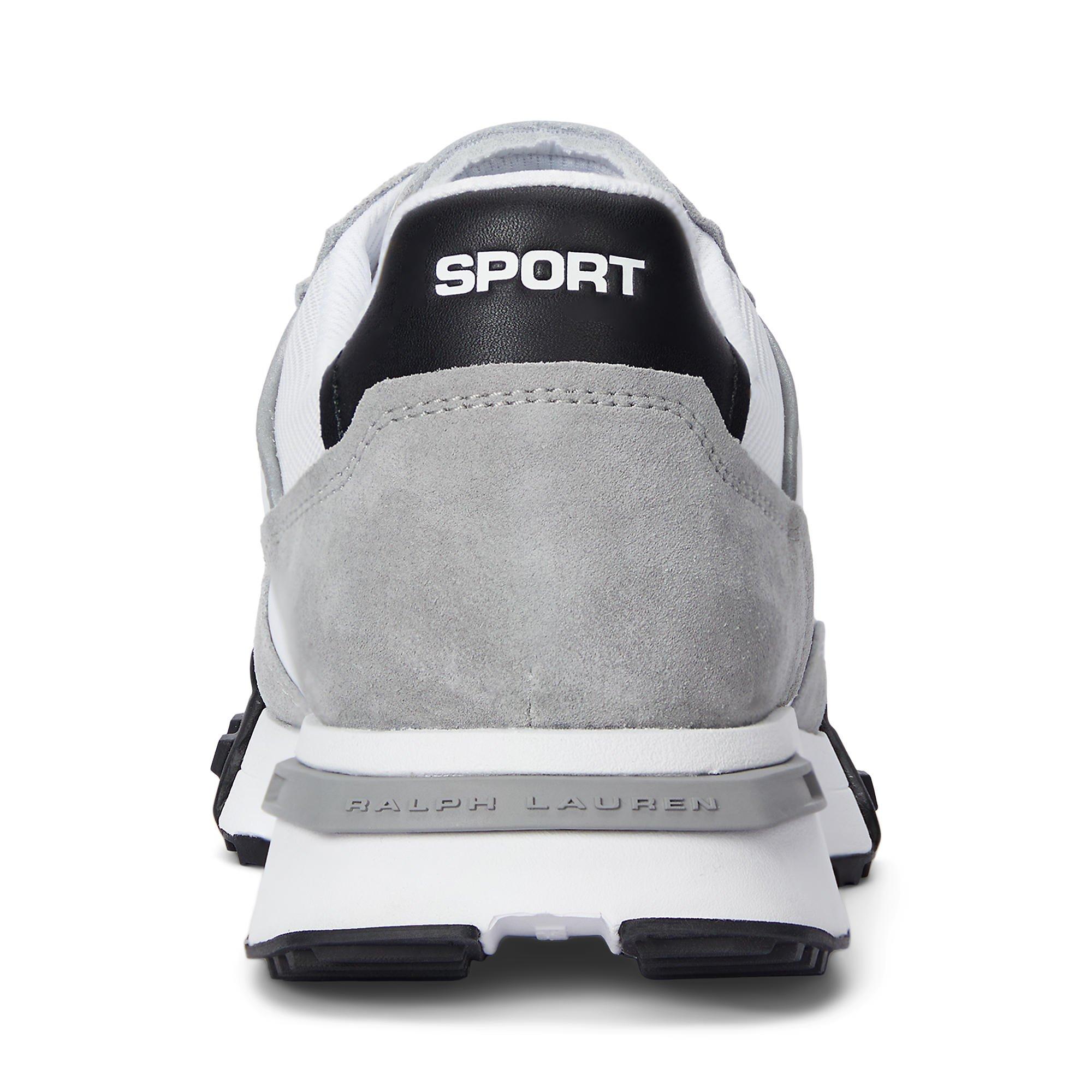 Grey/White - Polo Sport by Ralph Lauren - PS275 Panelled Trainers - 4