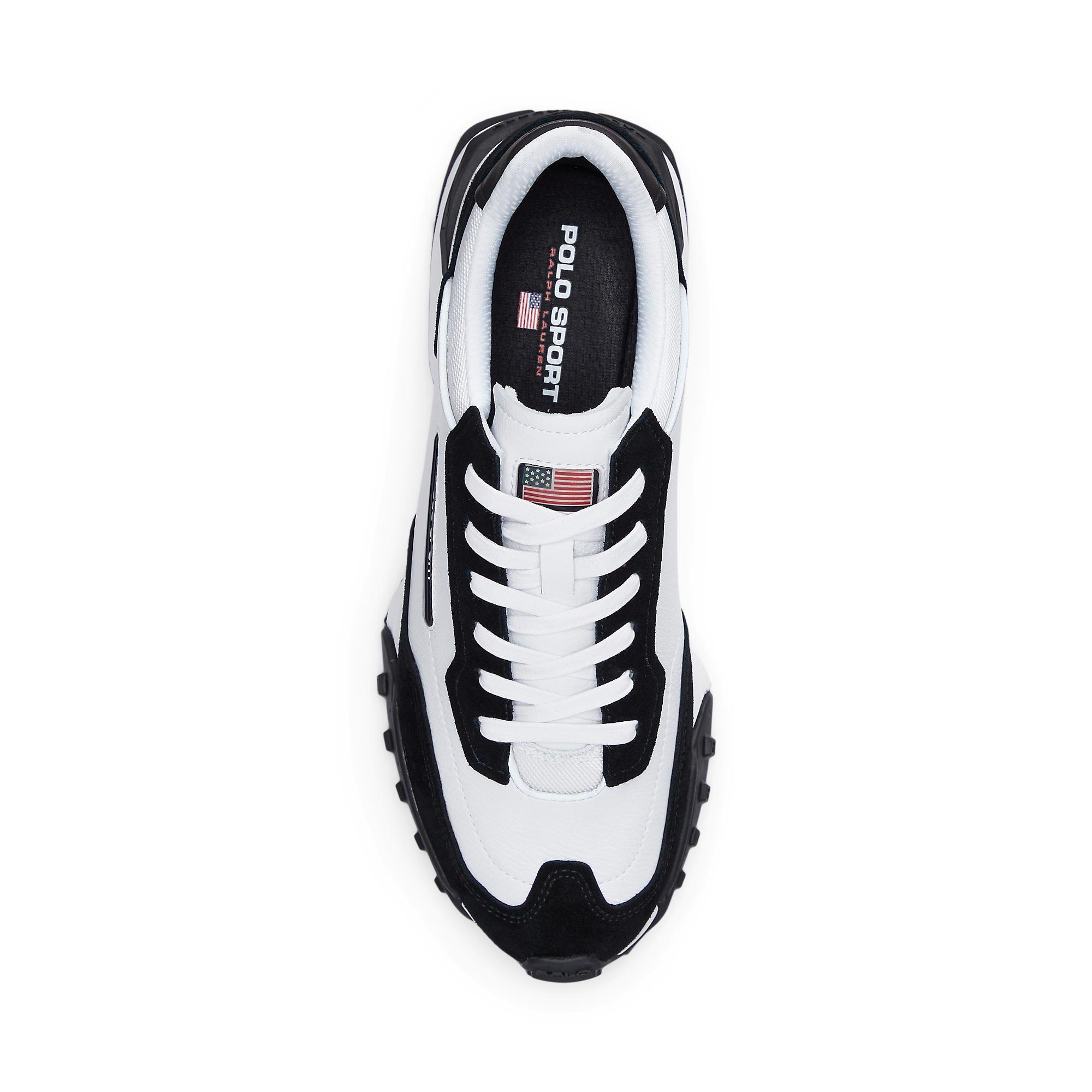 Black/White - Polo Sport by Ralph Lauren - PS275 Panelled Trainers - 4
