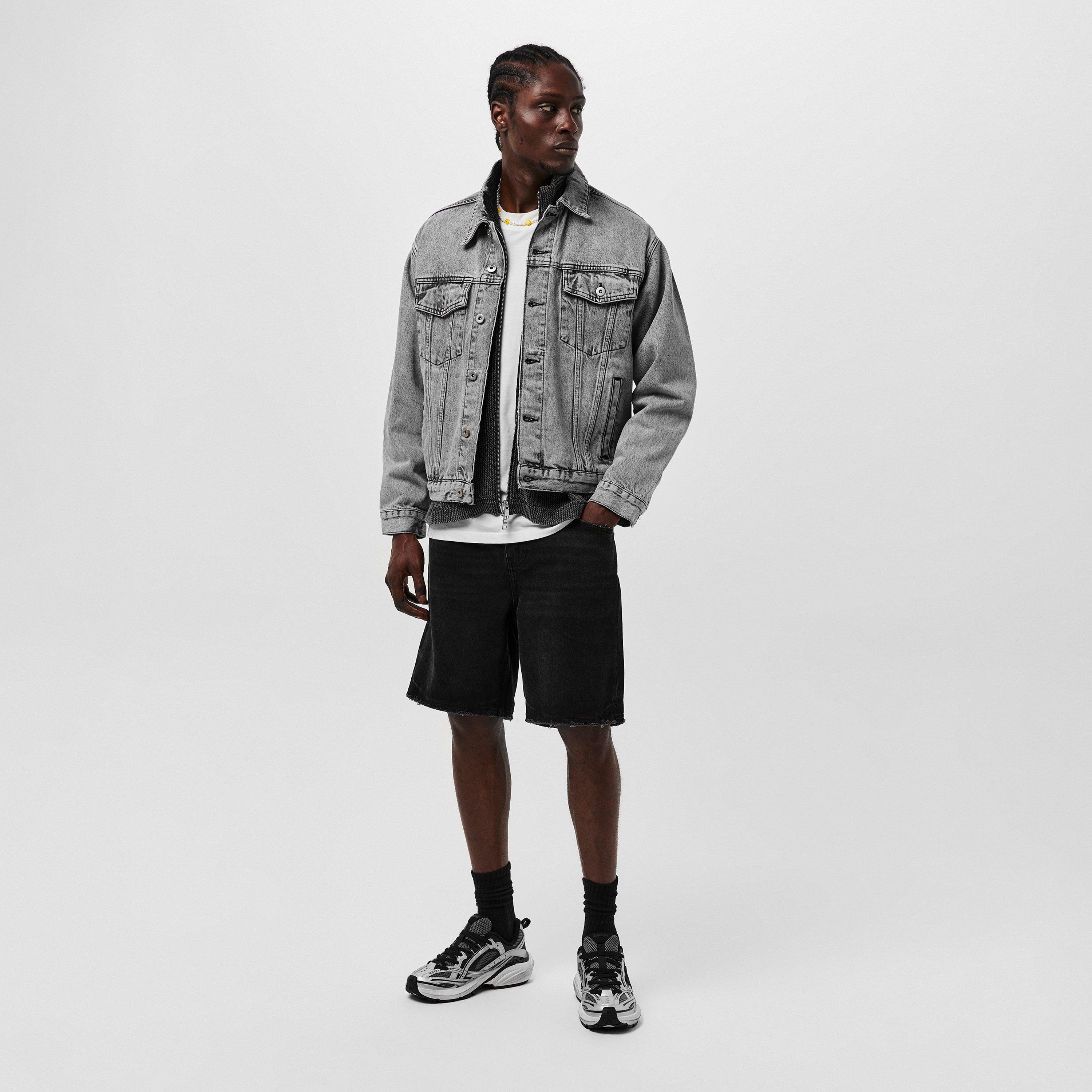 Silver/Black - Represent - Men's Storm Runners, Glossy Clips, Matte Finish Trainers - 6