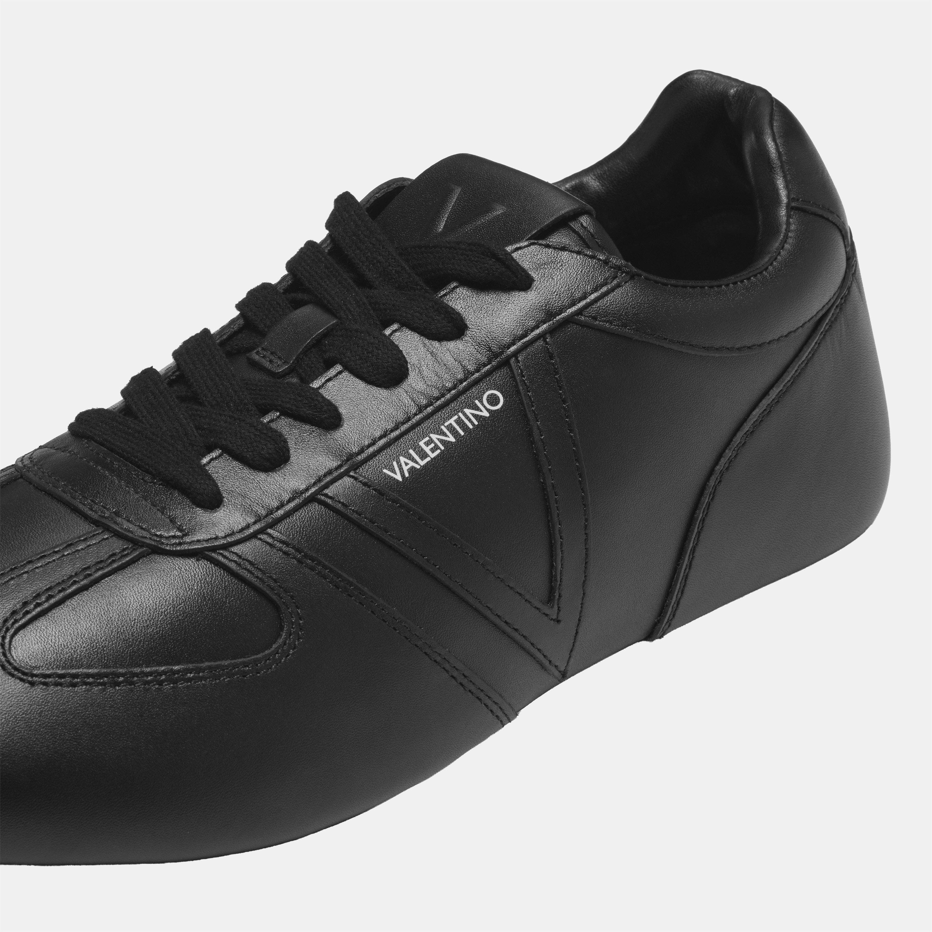 550 Black - Valentino - Men's Mars Leather Runners - 5