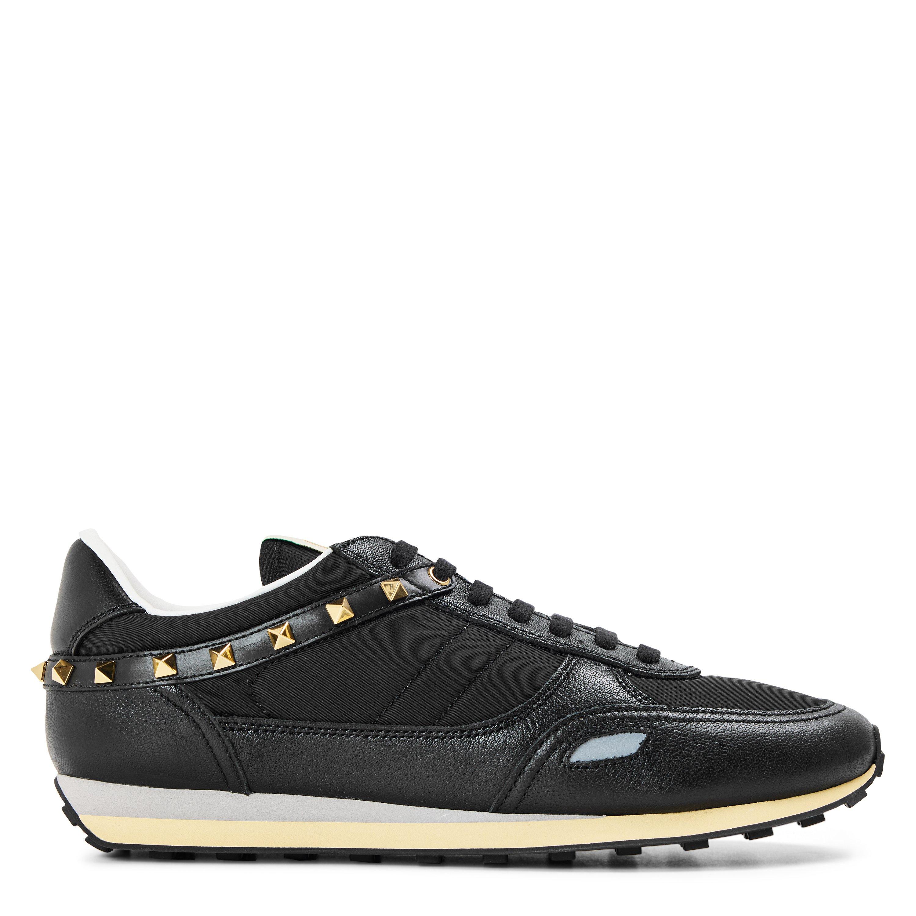 Valentino Garavani VG Stud Up Sneaker Sn64 - Black/Black - Size 7 (41)