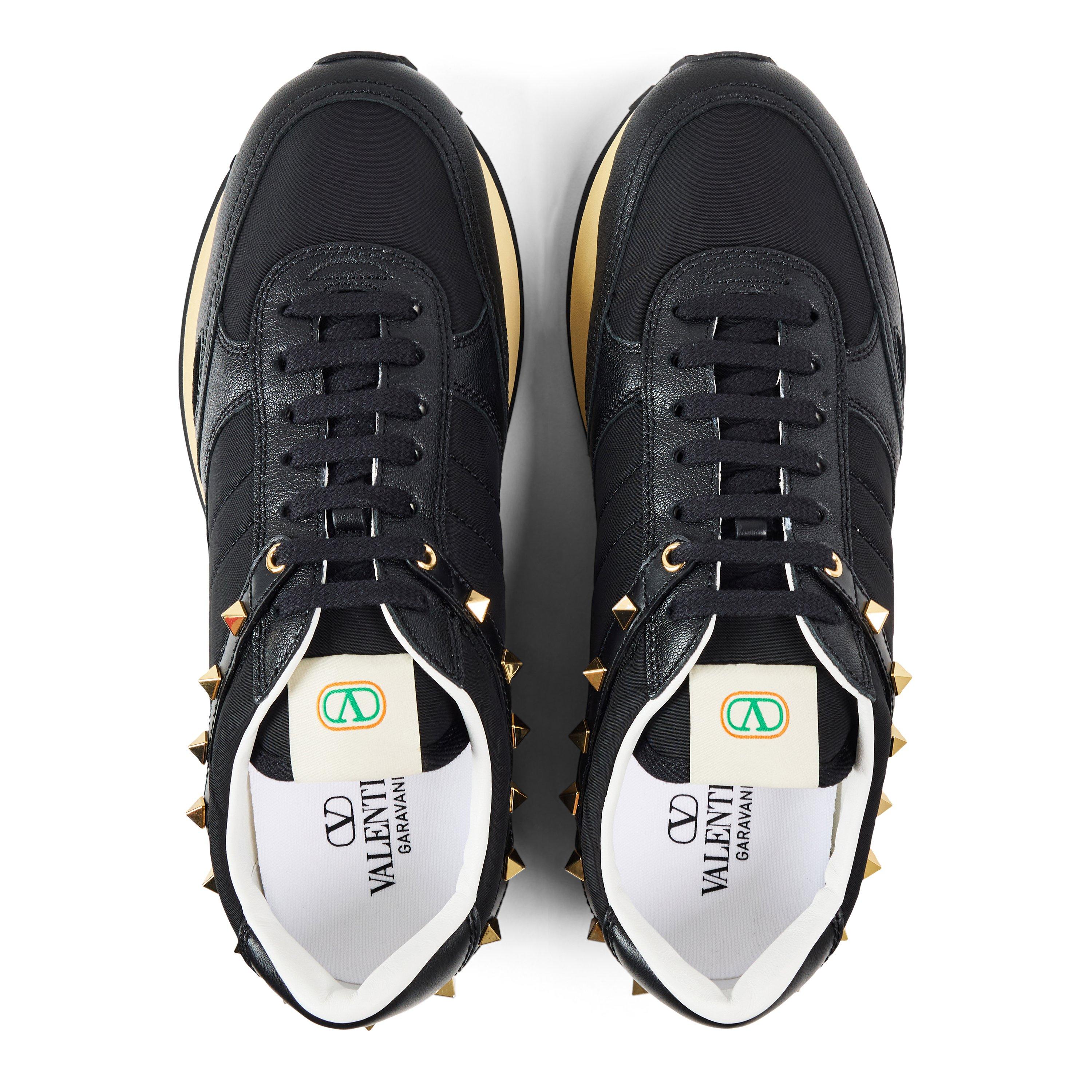 Black/Black - Valentino Garavani - VG Stud Up Sneaker Sn64 - 4