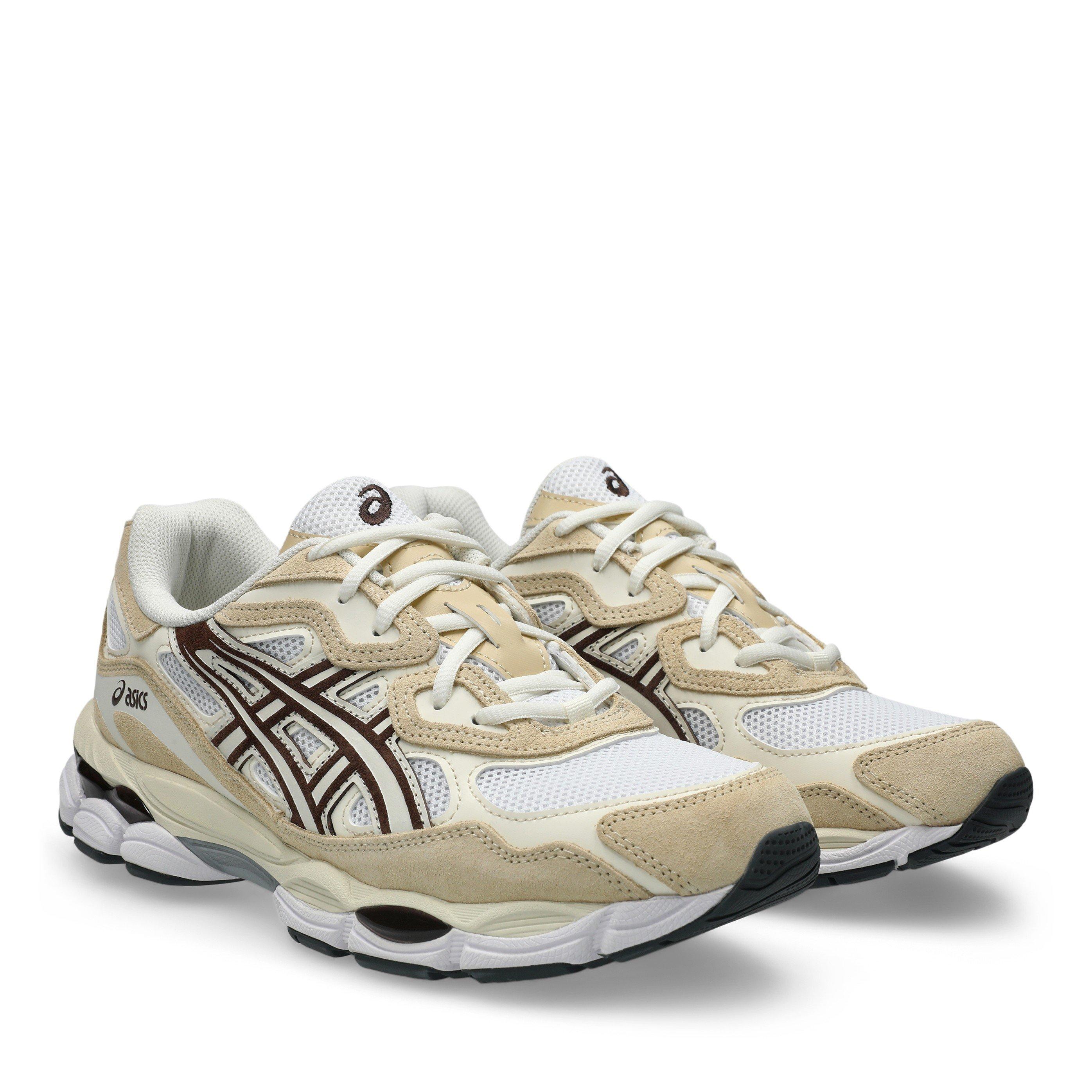 WHT/RSTD COFFEE - Asics - GEL-NYC Mens Sportstyle Shoes - 4
