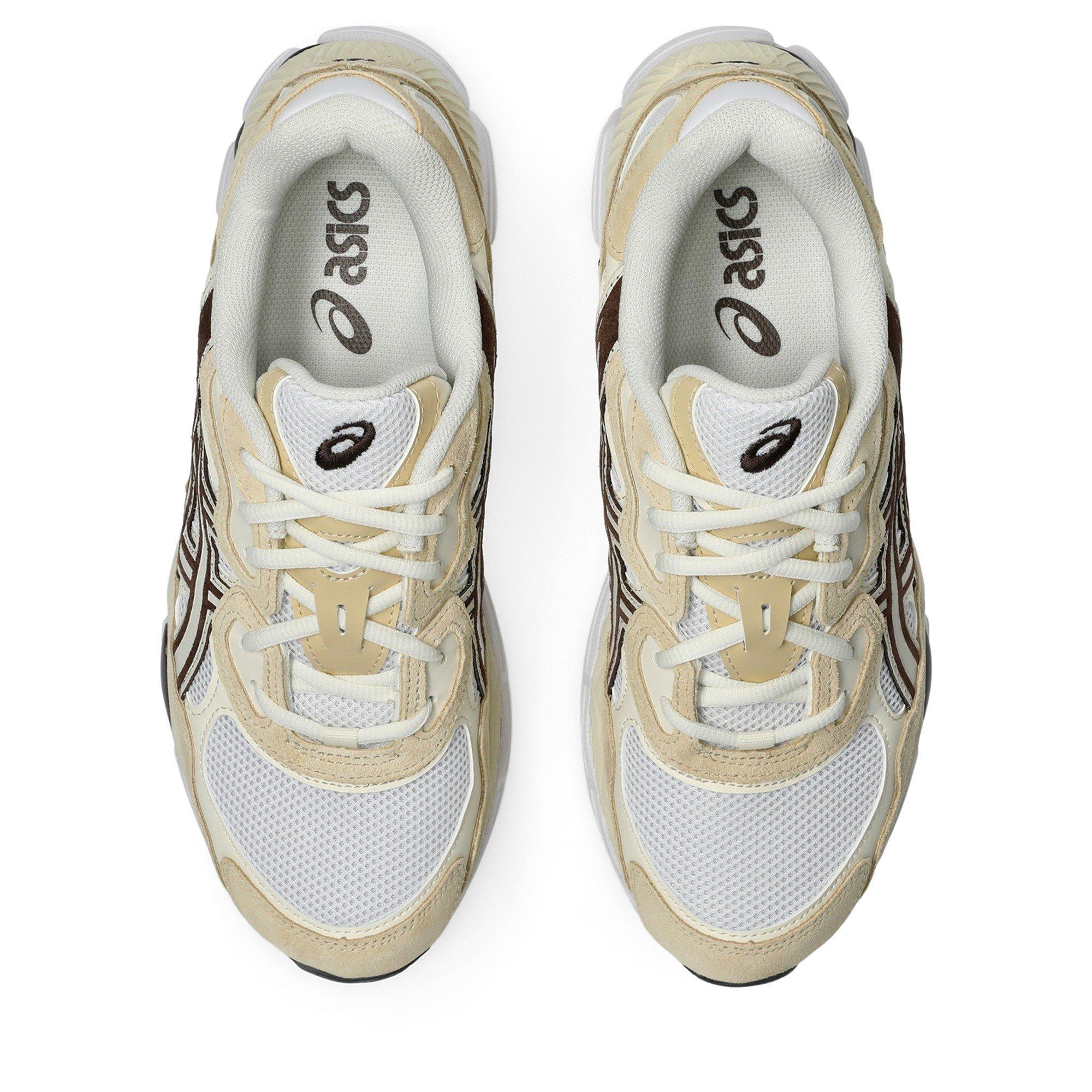 WHT/RSTD COFFEE - Asics - GEL-NYC Mens Sportstyle Shoes - 6