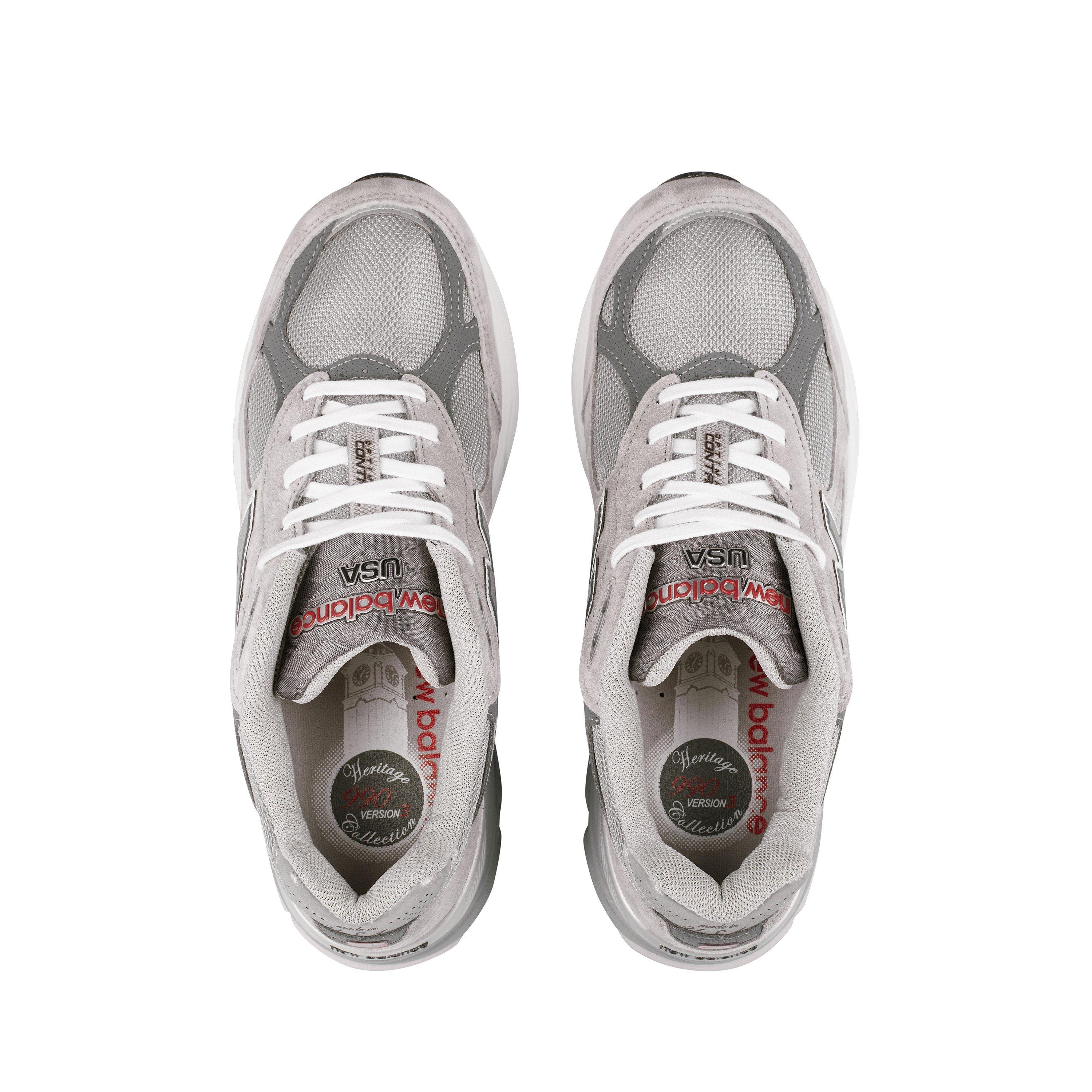 Grey - New Balance - 990v3 Trainers - 6